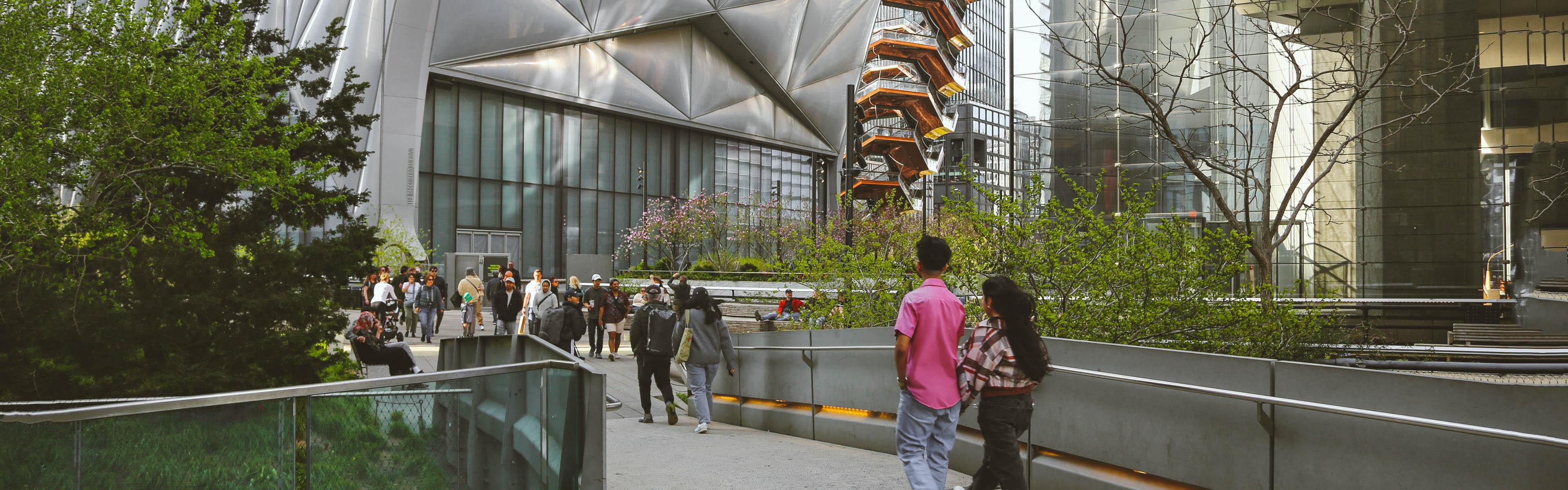 Hudson Yards with the High Line, The Edge, The Vessel, The Shed 