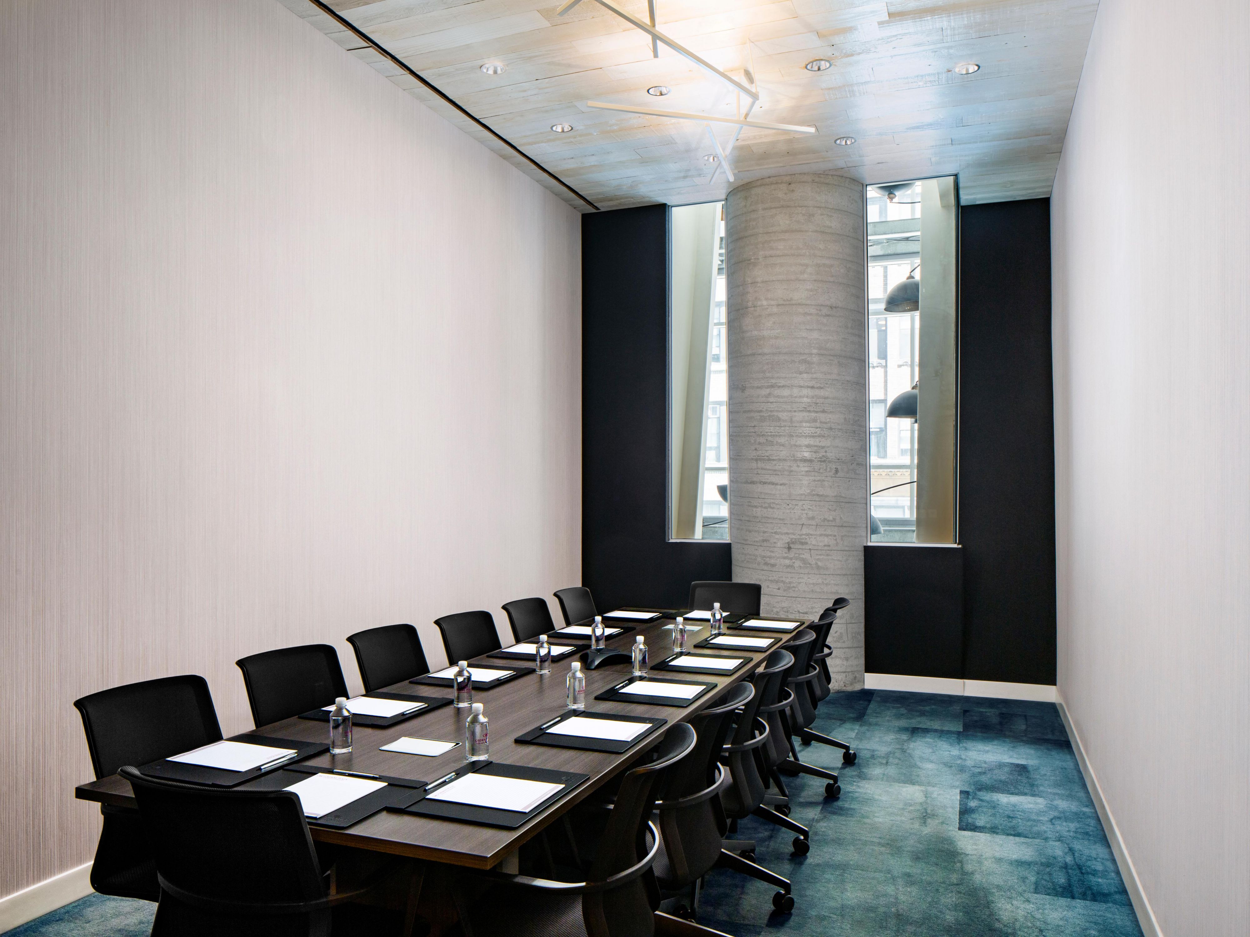 Our dedicated board room, Midtown, can accommodate up to 14 guests. High ceilings, natural light, plug and play technology and our dedicated Meeting Director will ensure that your next event exceeds your expectations. Check our offers page for any current promotions and book with us today.
