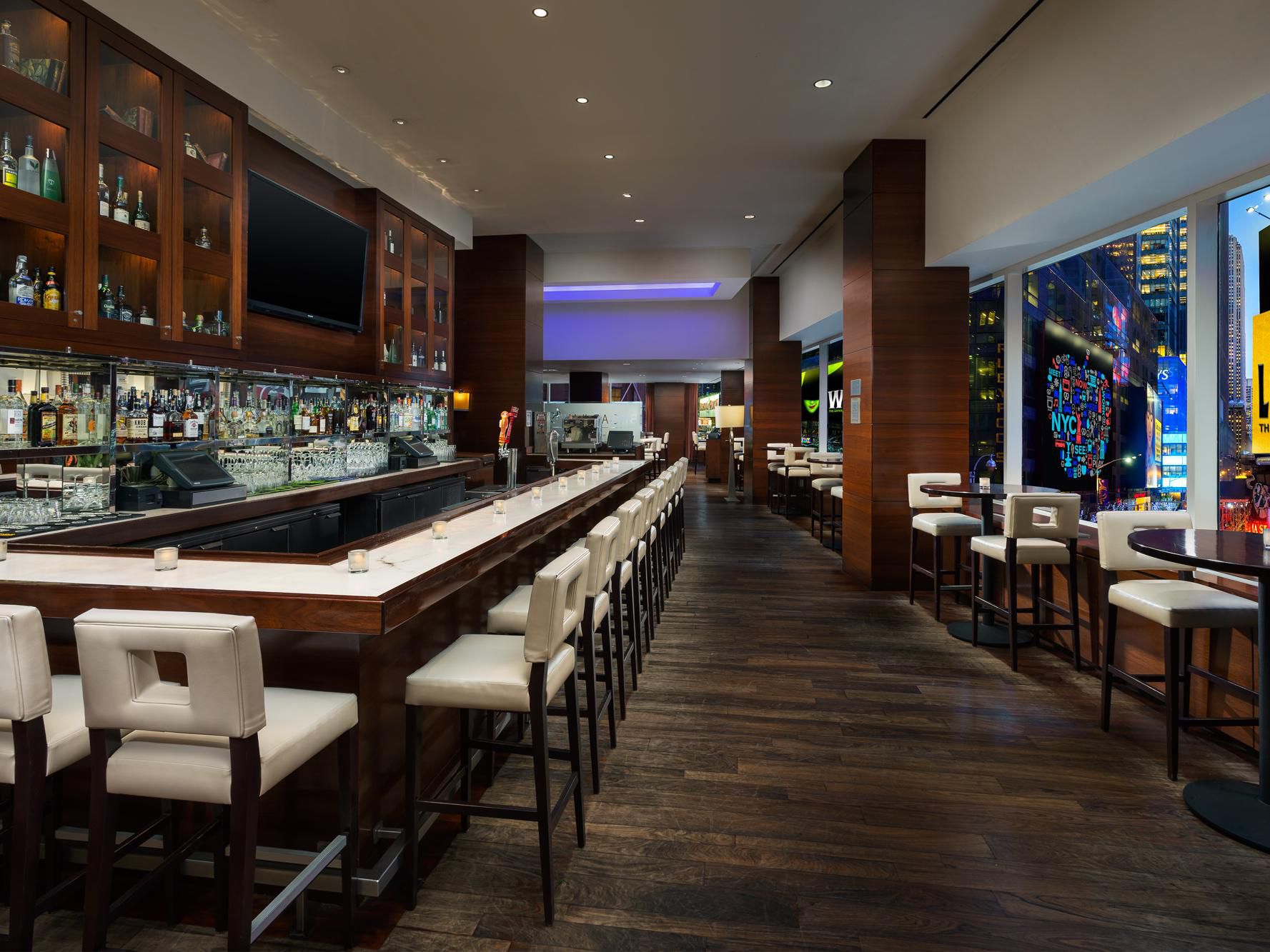 Cap off your NYC adventure! Visit Broadway 49 after exploring Times Square, Central Park, or a Broadway show. Indulge in craft cocktails, beer, wine, and delectable small bites.