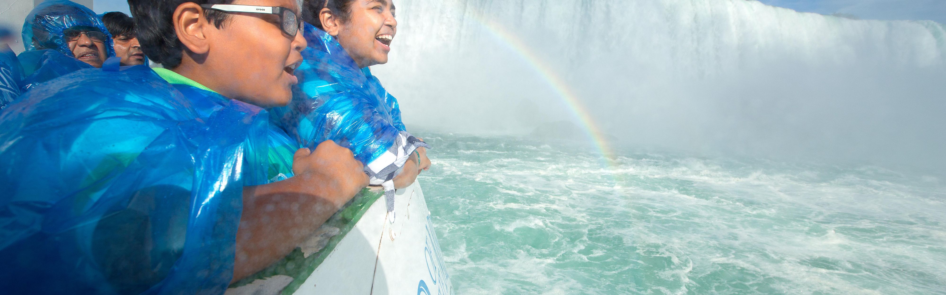 Get a unique view of Niagara Falls from the Maid of the Mist.