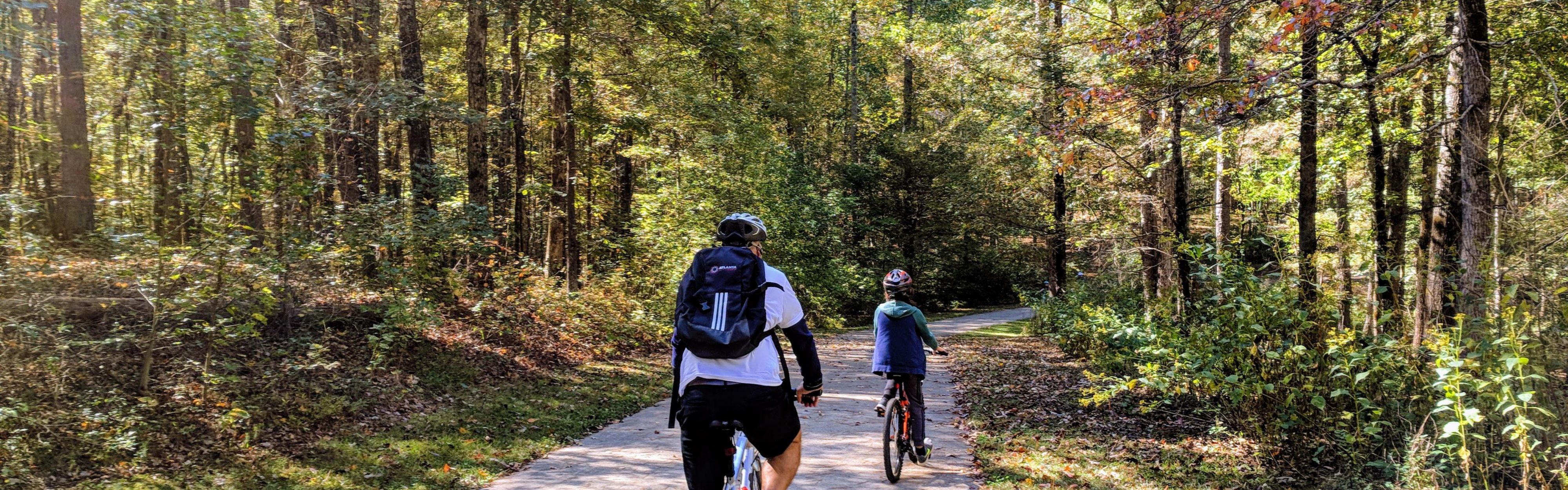 Pedal through breathtaking scenery on the Arabia Mountain Trail.