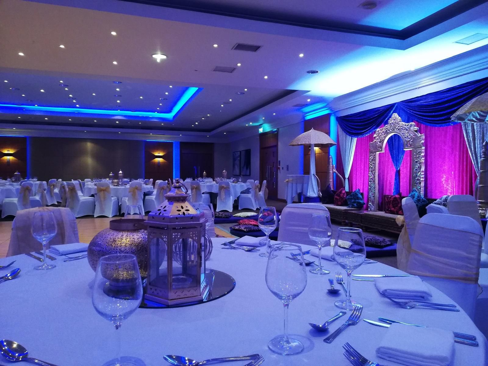 The perfect venue for your perfect day. If you're looking for a modern and contemporary setting for your event then look no further. We have been providing tailor-made events for all cultures for many years. We can host the perfect self-catering packages in our Royal Suite from £6000. To discuss your requirements call us on 0115 936 9900