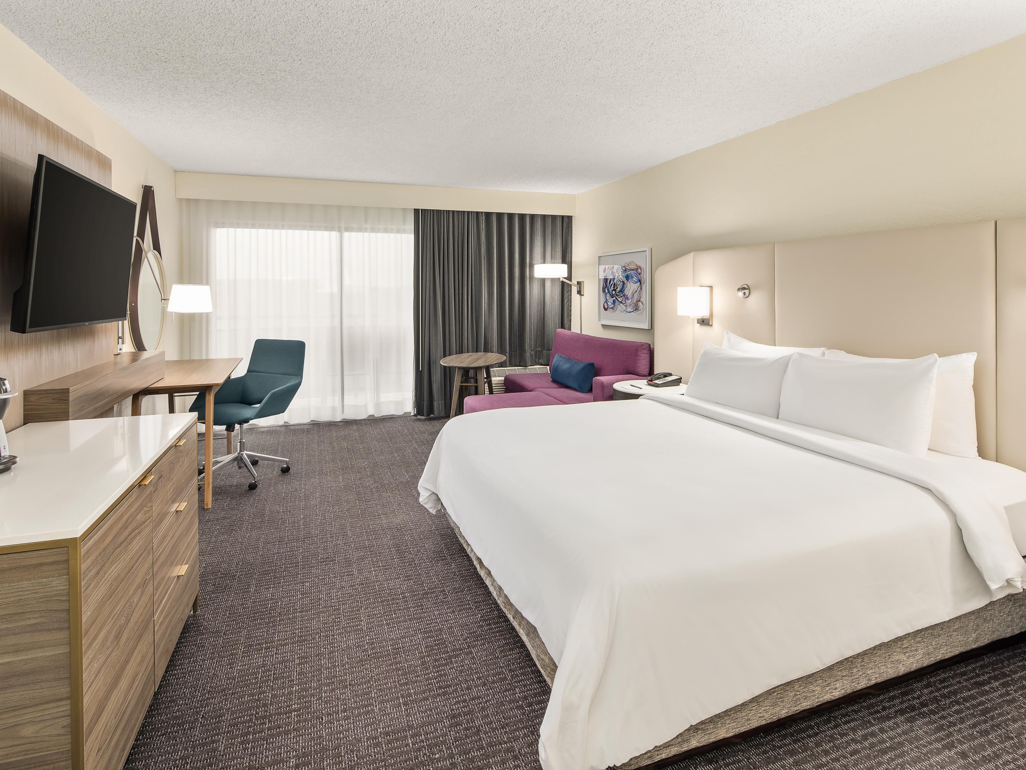 Every spacious suite is designed with your comfort in mind.
