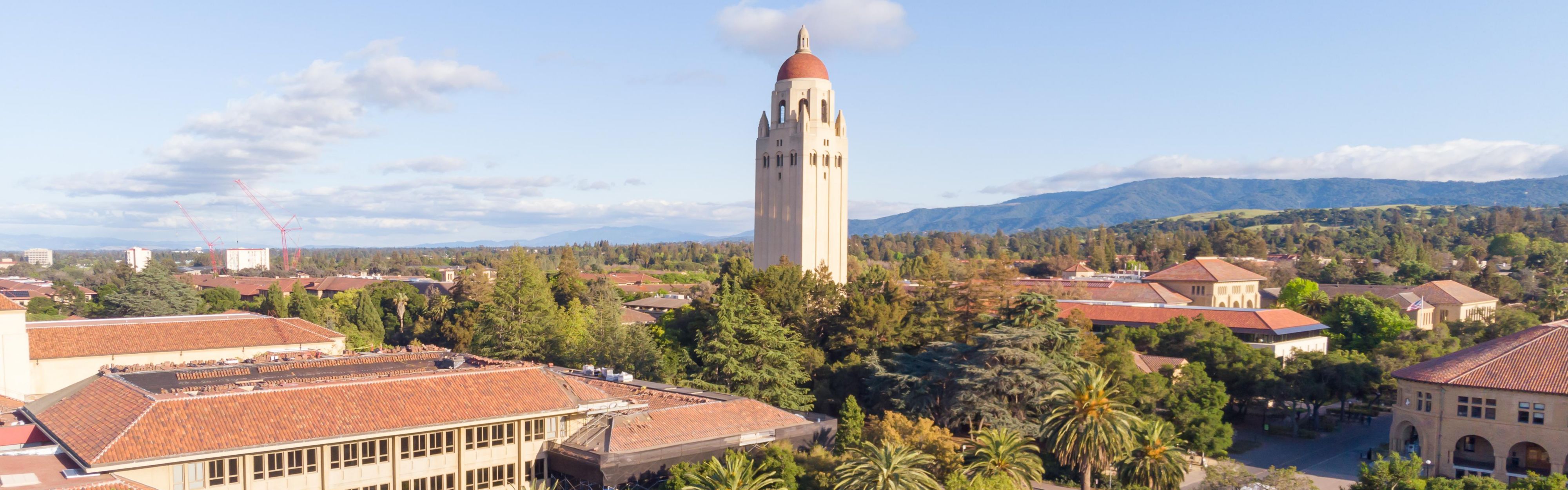 Located near Stanford University