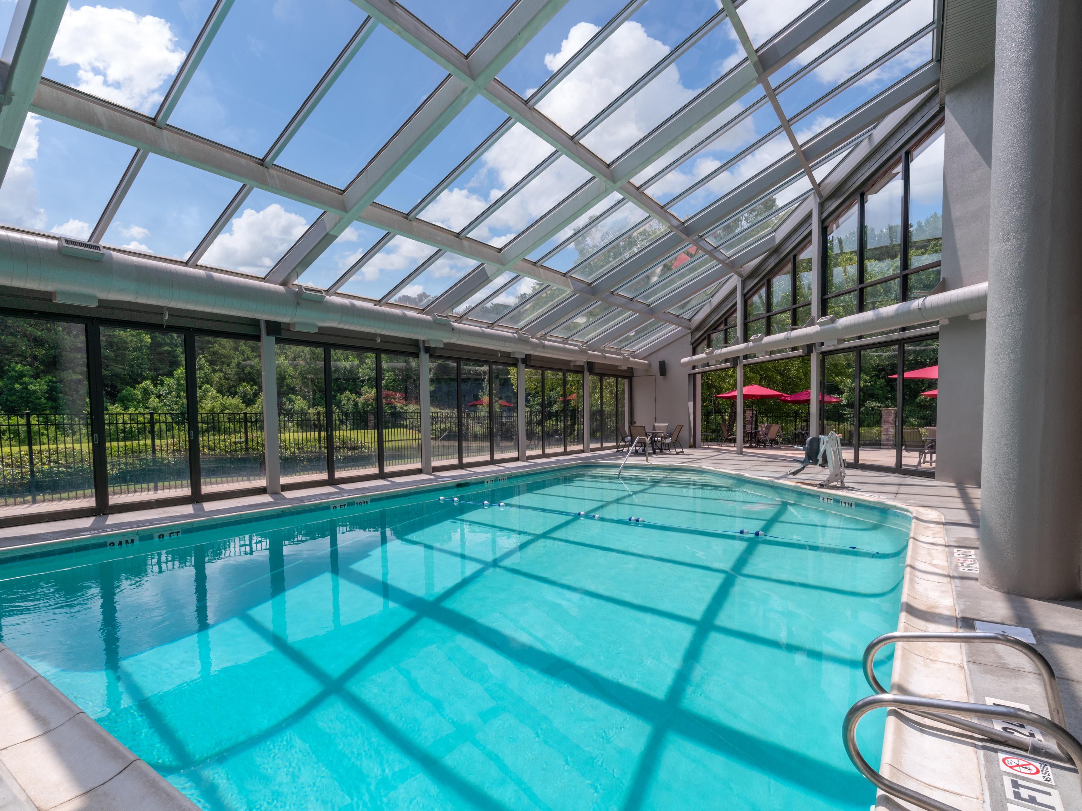 Unwind at our lovely indoor pool 