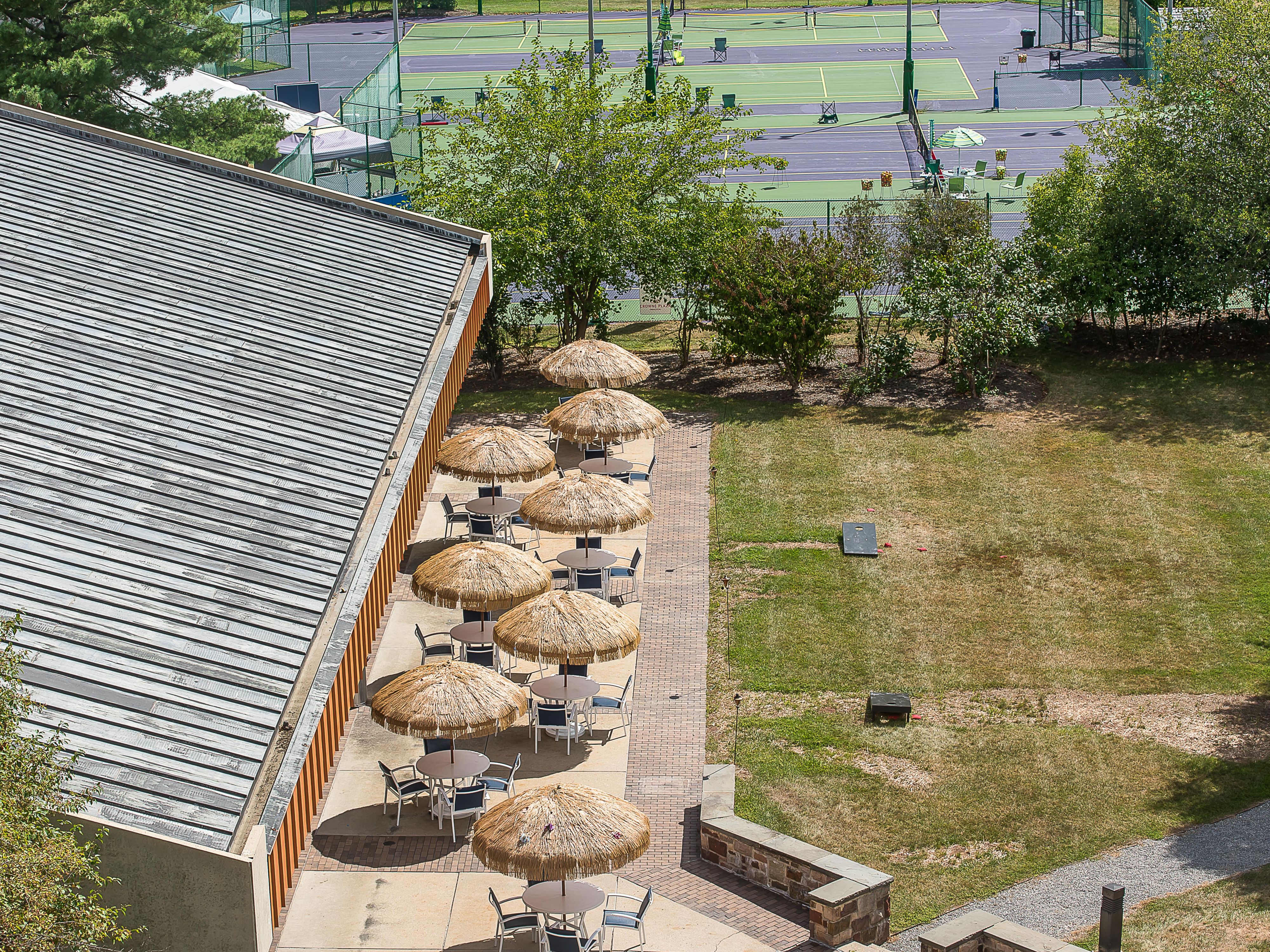 Nestled on 27 acres of lush woodlands, between Manhattan and Philadelphia, our hotel and conference center offers a serene, resort-like escape in the heart of the bustling Northeast Corridor. Enjoy walking trails and a six-acre private lake, plus seasonal activities including horseshoes, badminton, cornhole, tennis, and softball. 