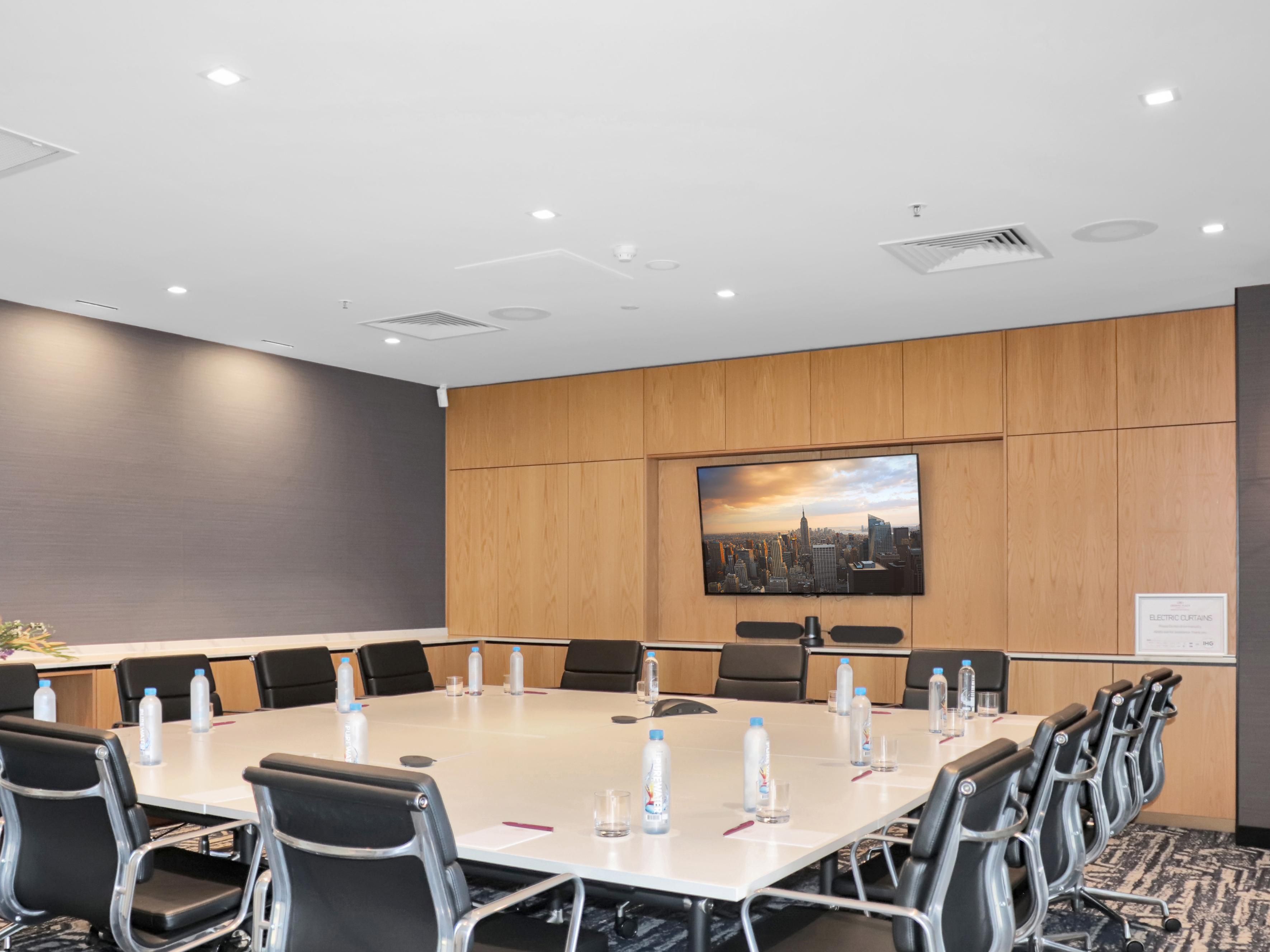 With three room options, we offer meeting spaces designed to provide a unique and memorable experience. 

Featuring advanced technology and contemporary design, our spaces inspire participants to deliver great results. 

Book your next meeting with us. 
