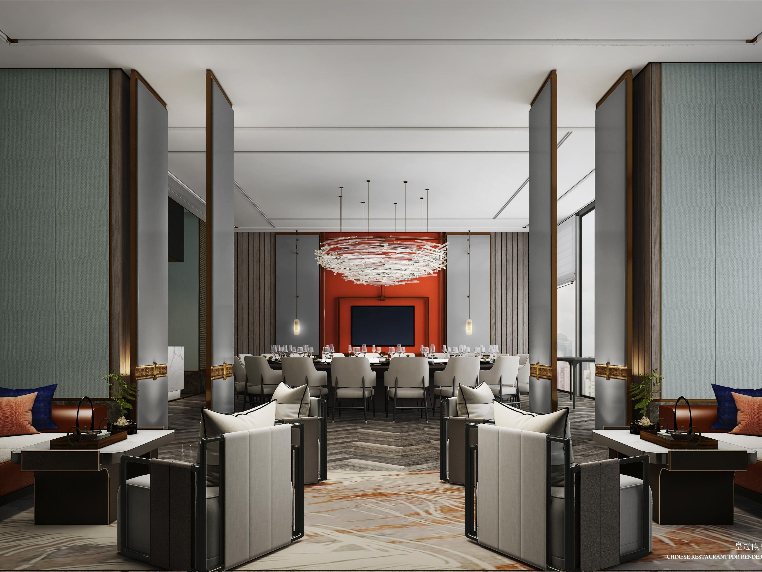 青岛金水皇冠假日酒店富临中餐厅是洲际酒店集团皇冠假日品牌首家富临品牌中餐厅。以胶东菜系为主，融入富临文化，打造食色文化的甄选。