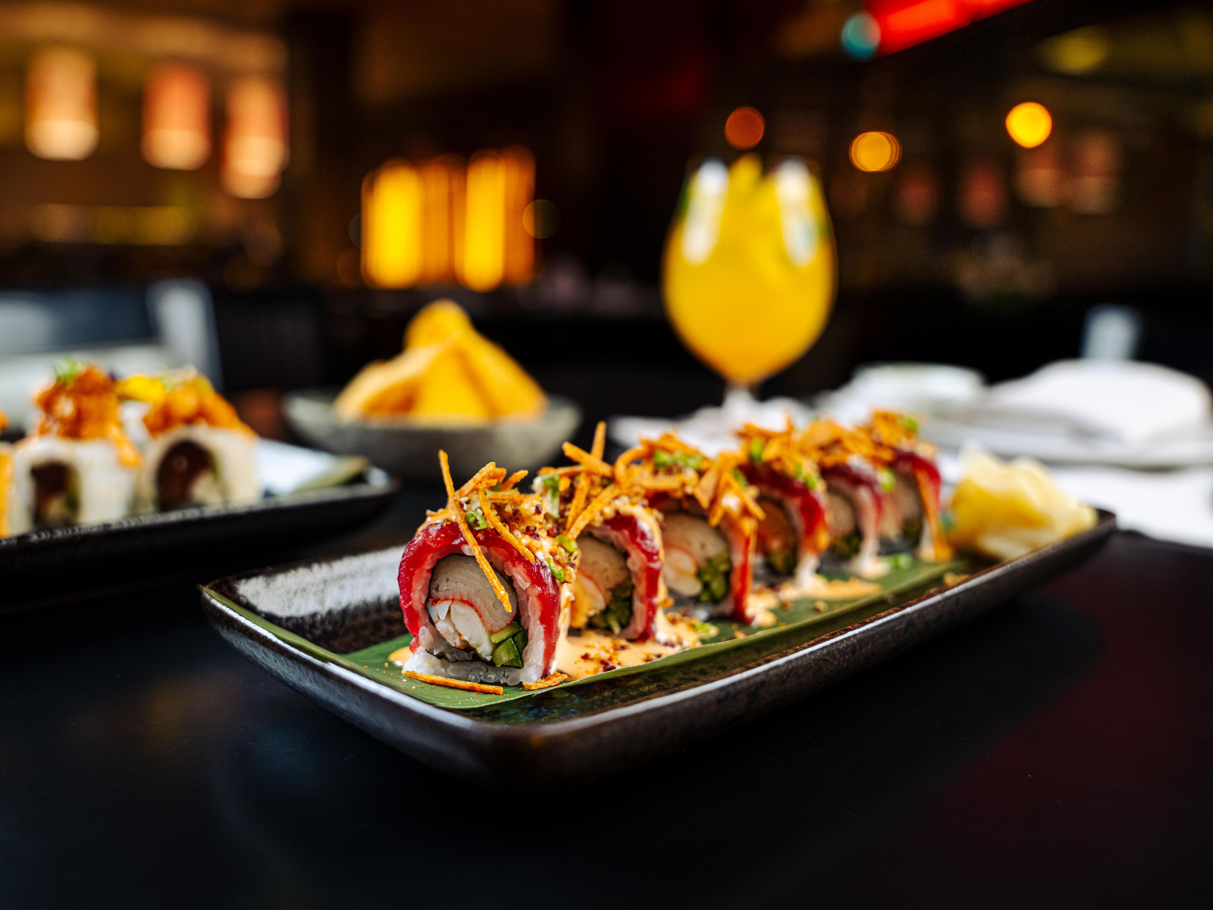 To infinity and beyond. Celebrate sushi Roll buffet overload everyday from 5 to 8 pm