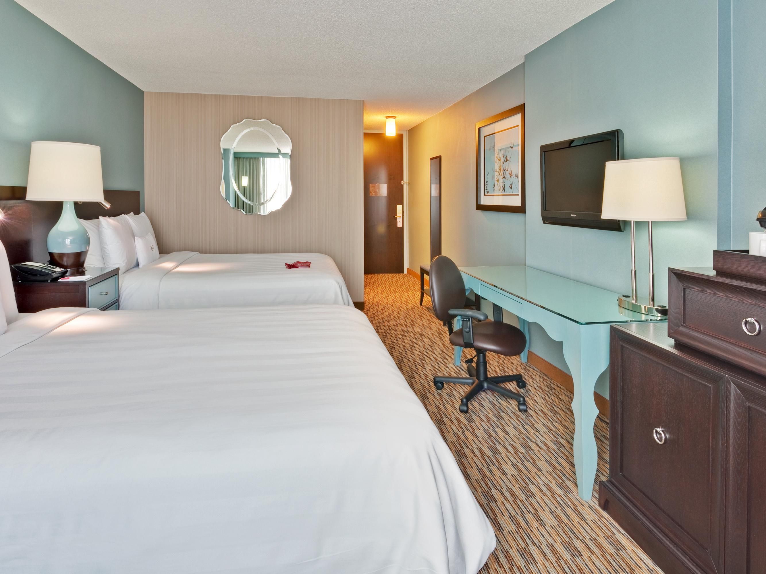 At the end of a long day, relax in our clean, fresh guest rooms.