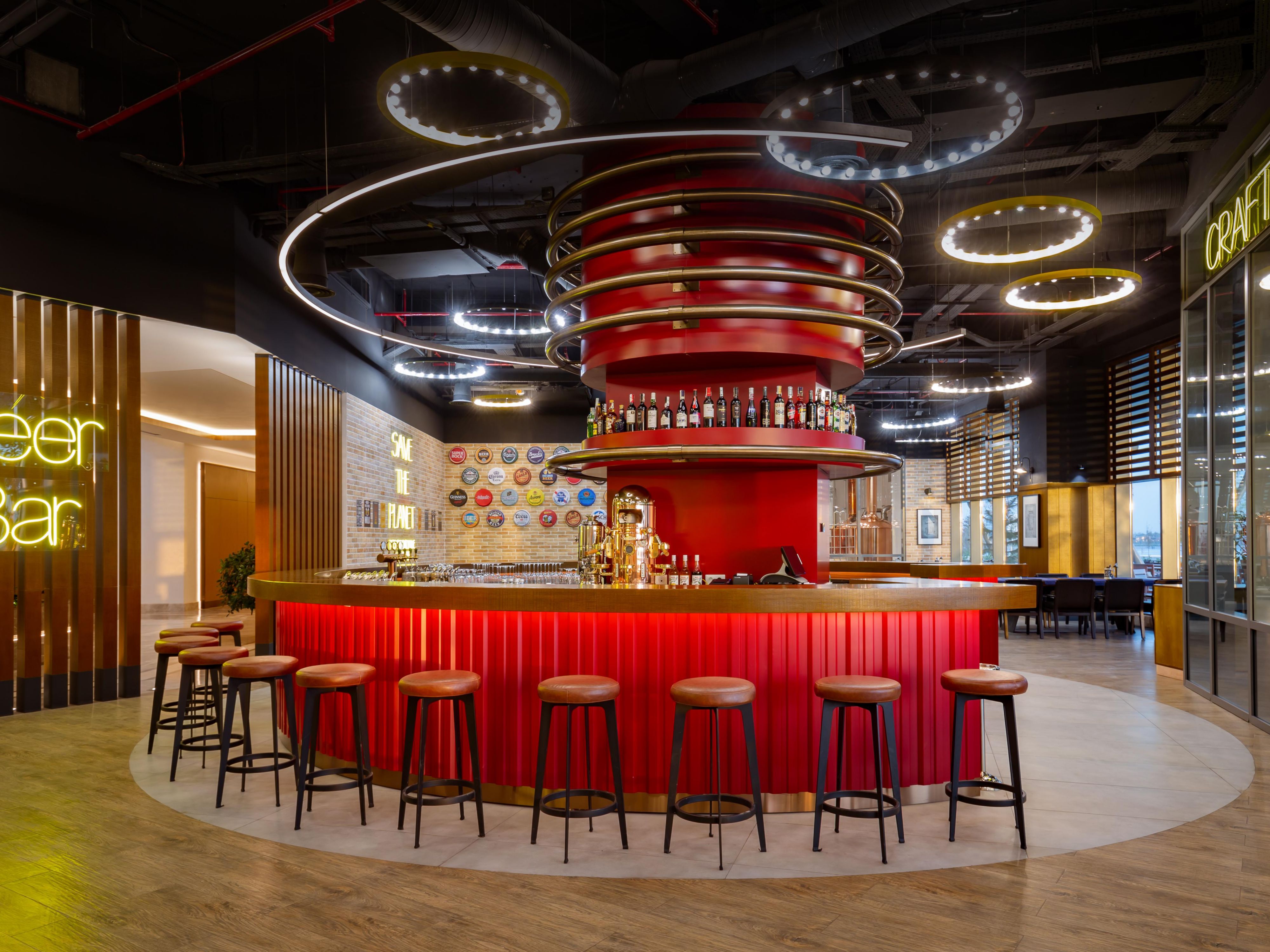 A unique taste journey through our brewery! Discover traditional beers from famous brewing regions across the globe. Come join us for a delightful journey of flavors and enjoyment!