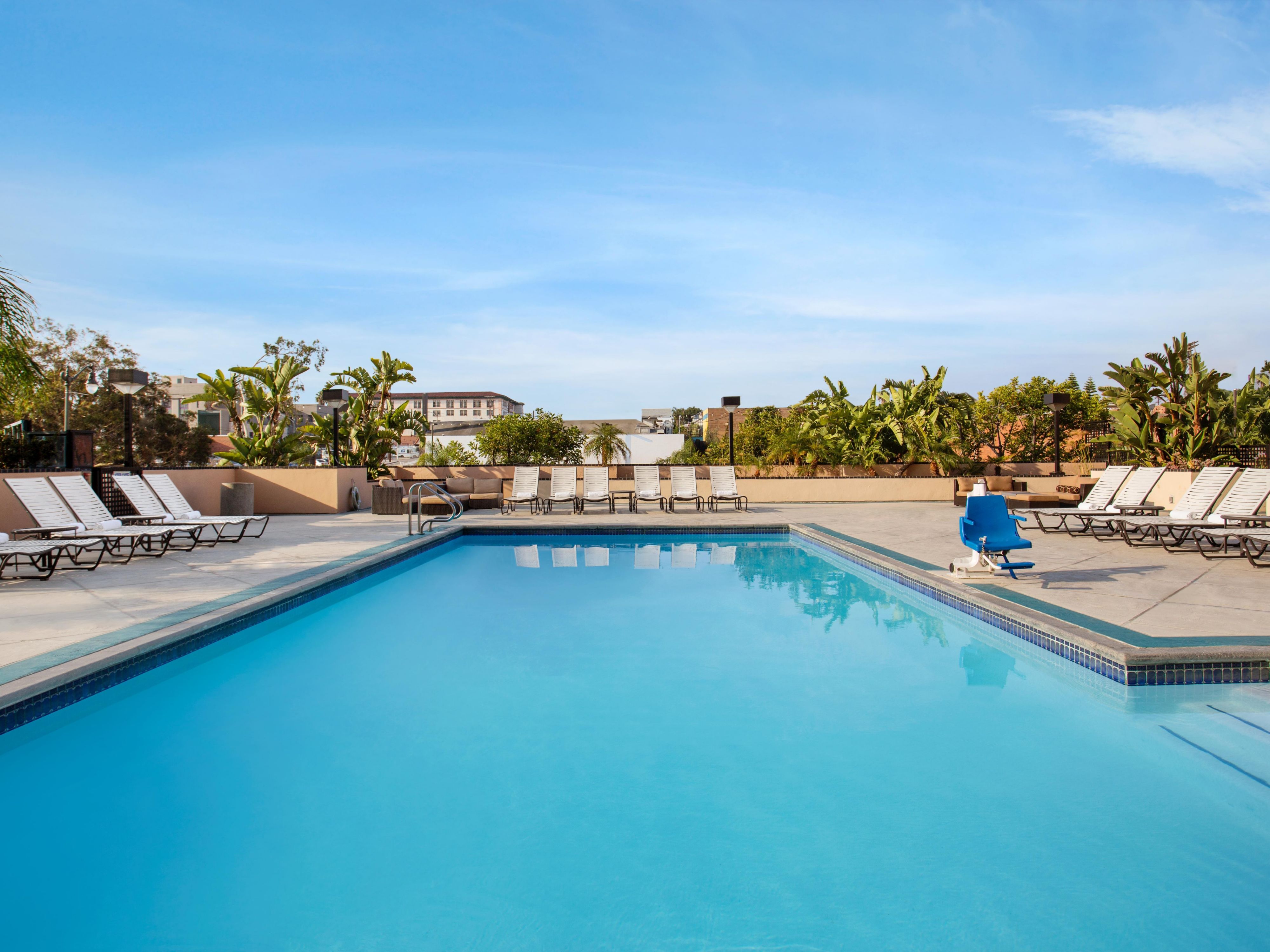 Have a morning or afternoon dip in our outdoor pool.