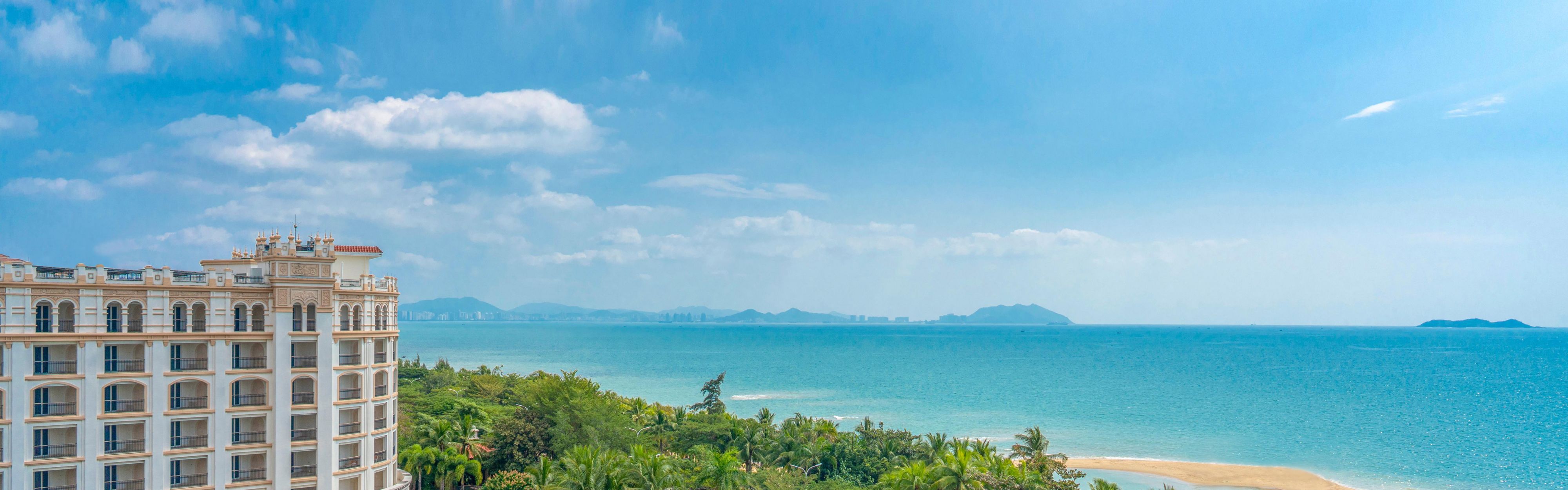 Hotel exterior sea view