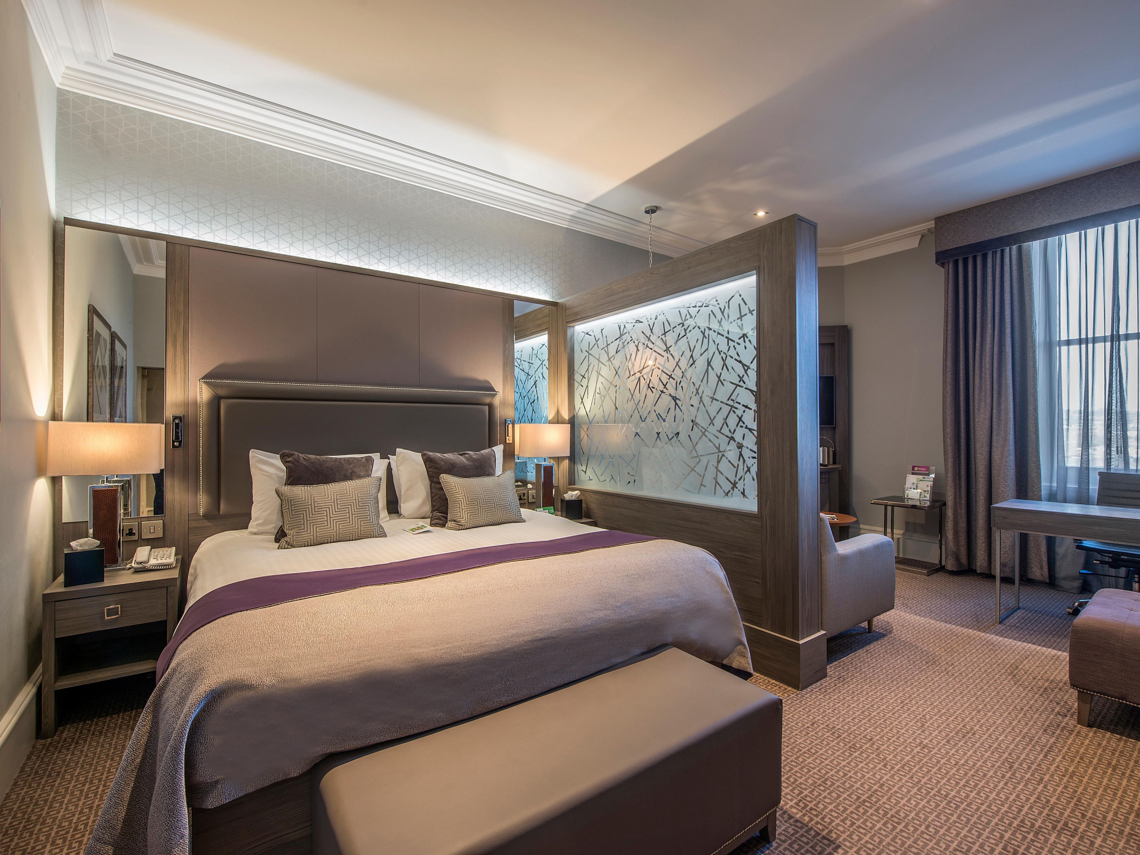 Newly refurbished stylish air-conditioned bedrooms to relax and unwind. Room includes high-speed internet and a flat-screen TV. All our bedrooms include modern lifestyle amenities, complimentary tea and coffee facilities and bottled water.