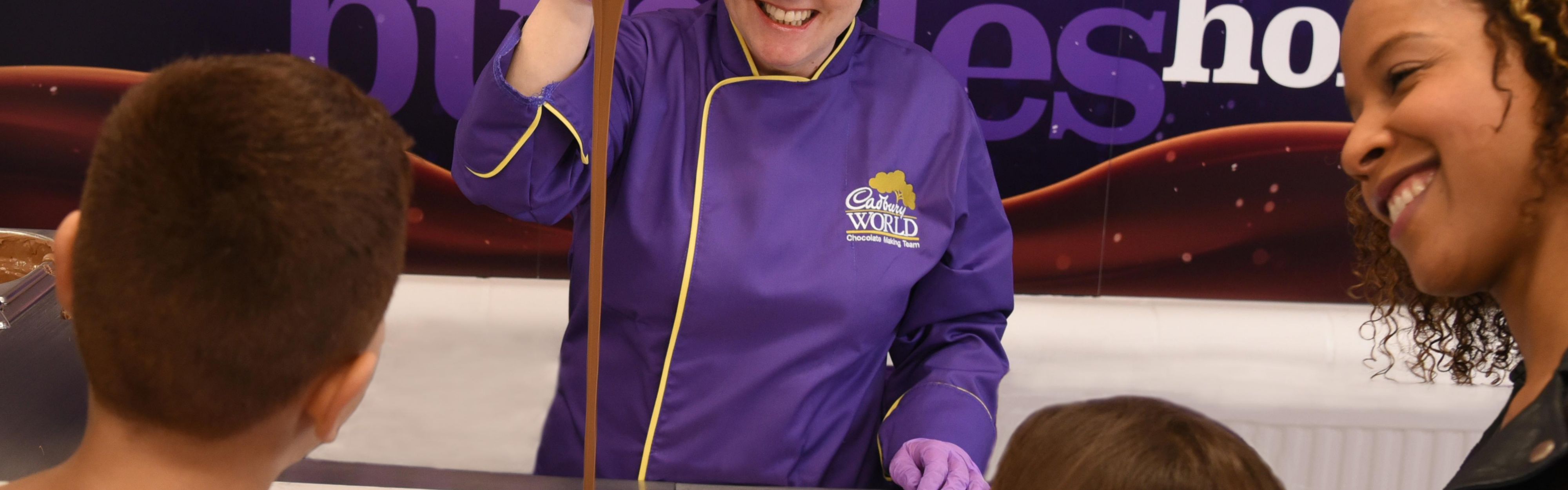Cadbury World, a fun chocolate day trip family attraction.