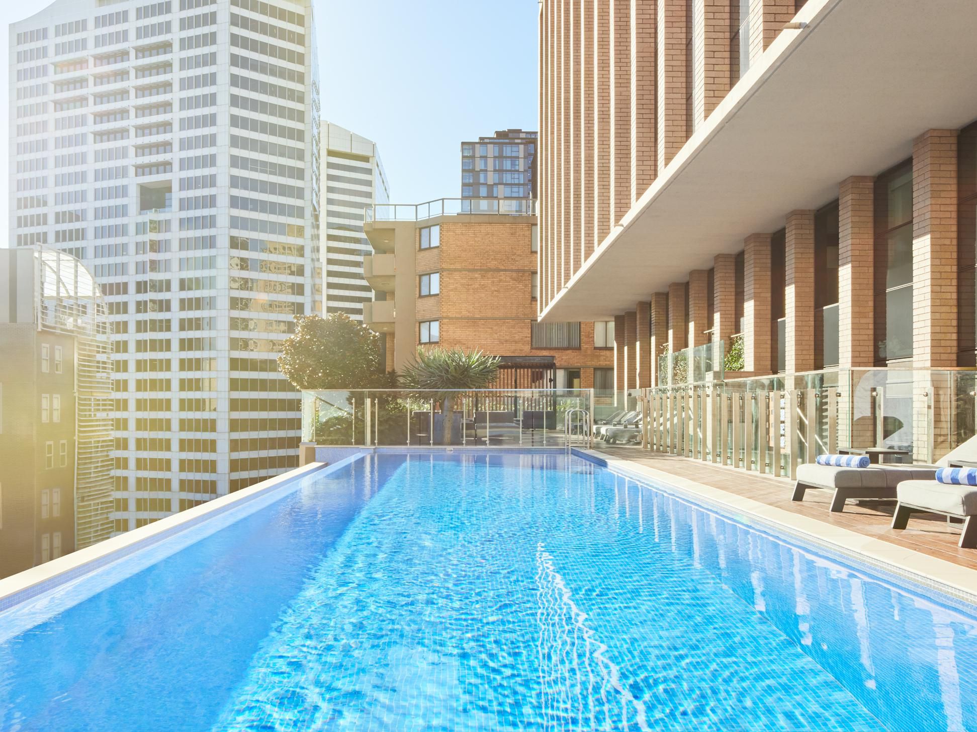 Heated Rooftop Swimming Pool