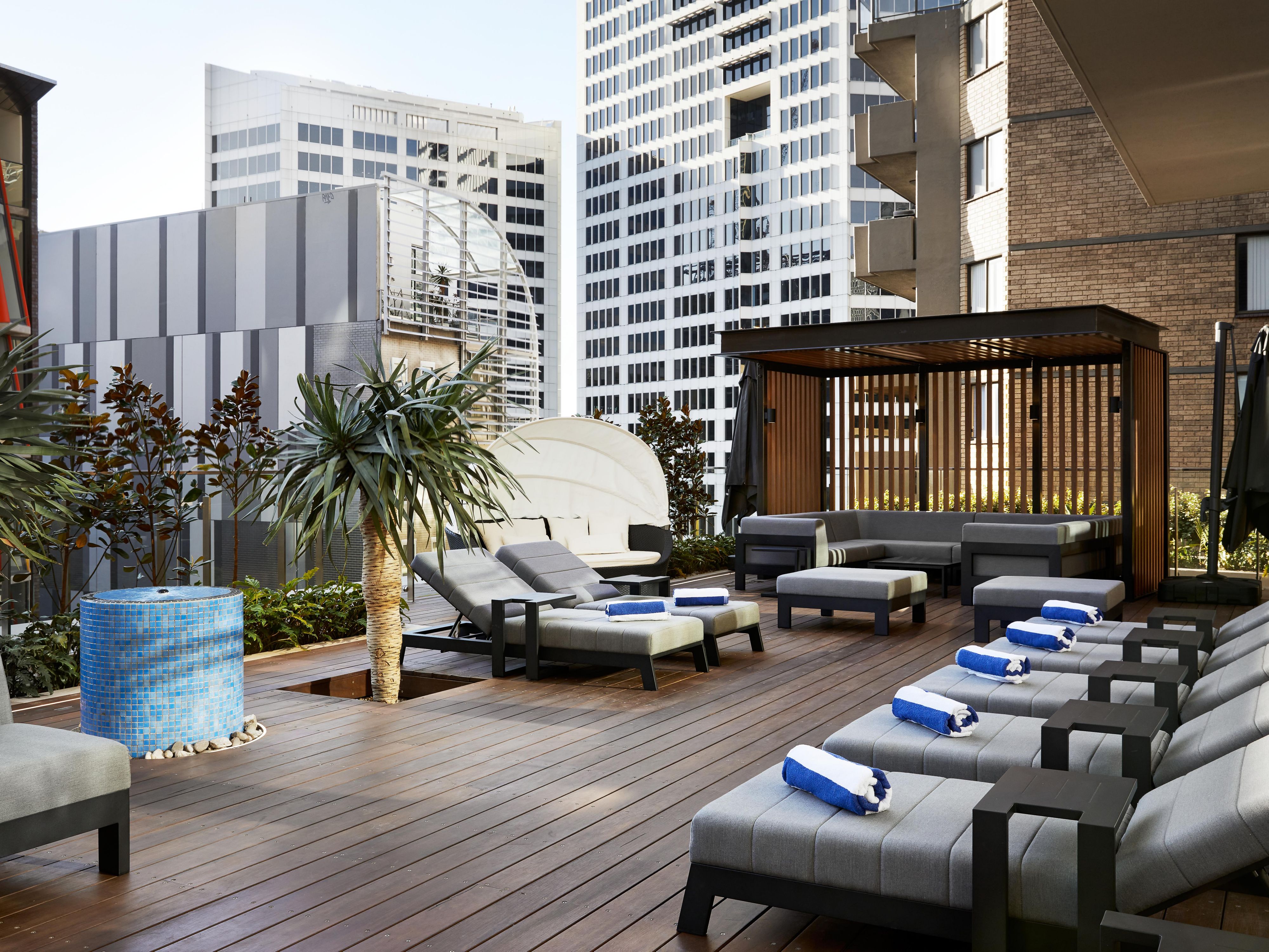 Rooftop Pool Deck 