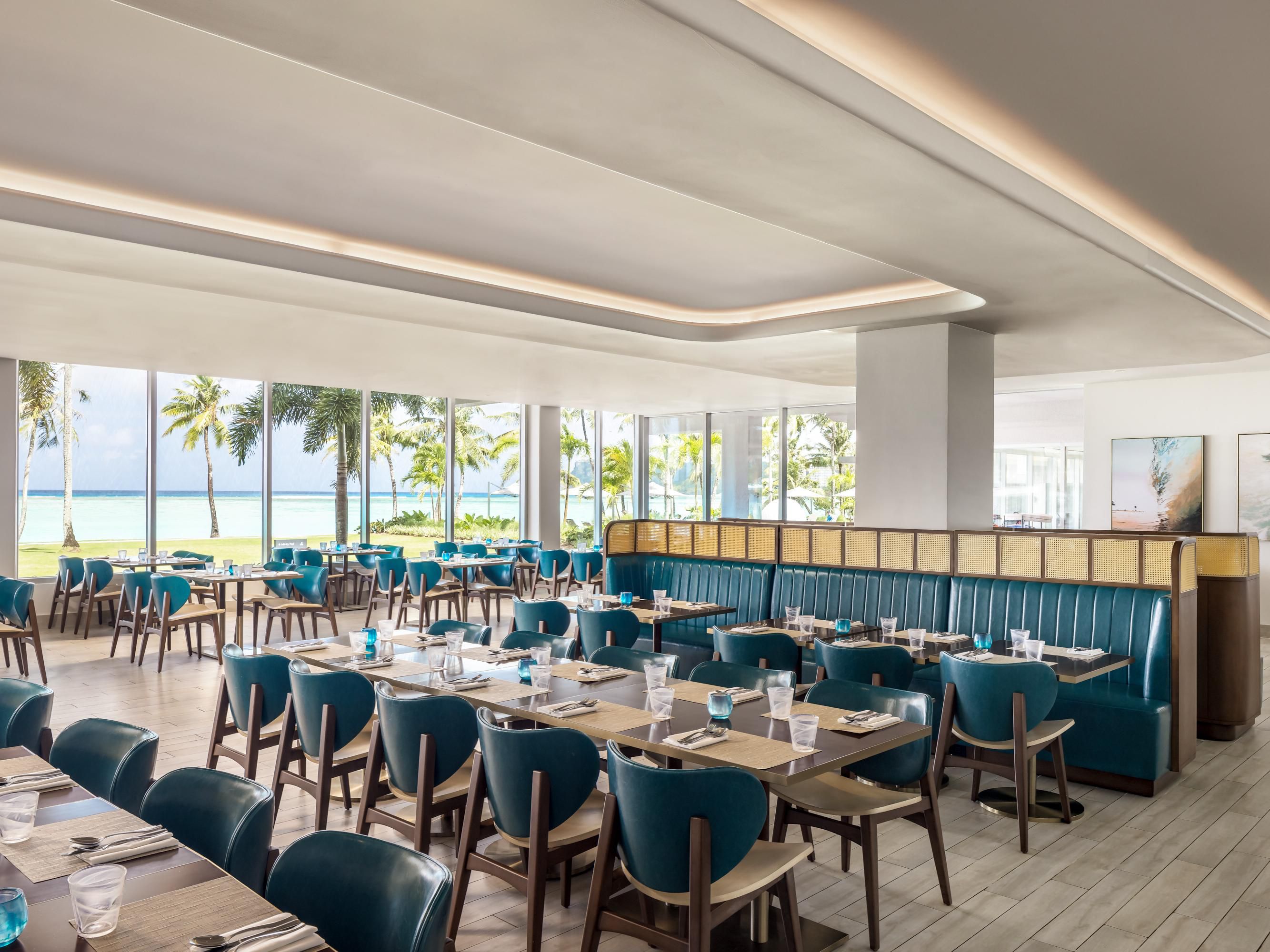 Enjoy a wide selection of international flavors, ingredients and dishes at The Terrace buffet. Set in a relaxed, spacious resort setting overlooking the garden and beach.

Open for breakfast, lunch, dinner and Sunday brunch with a la carte and buffet menu available. Private dining rooms available for larger gatherings and special occasions.