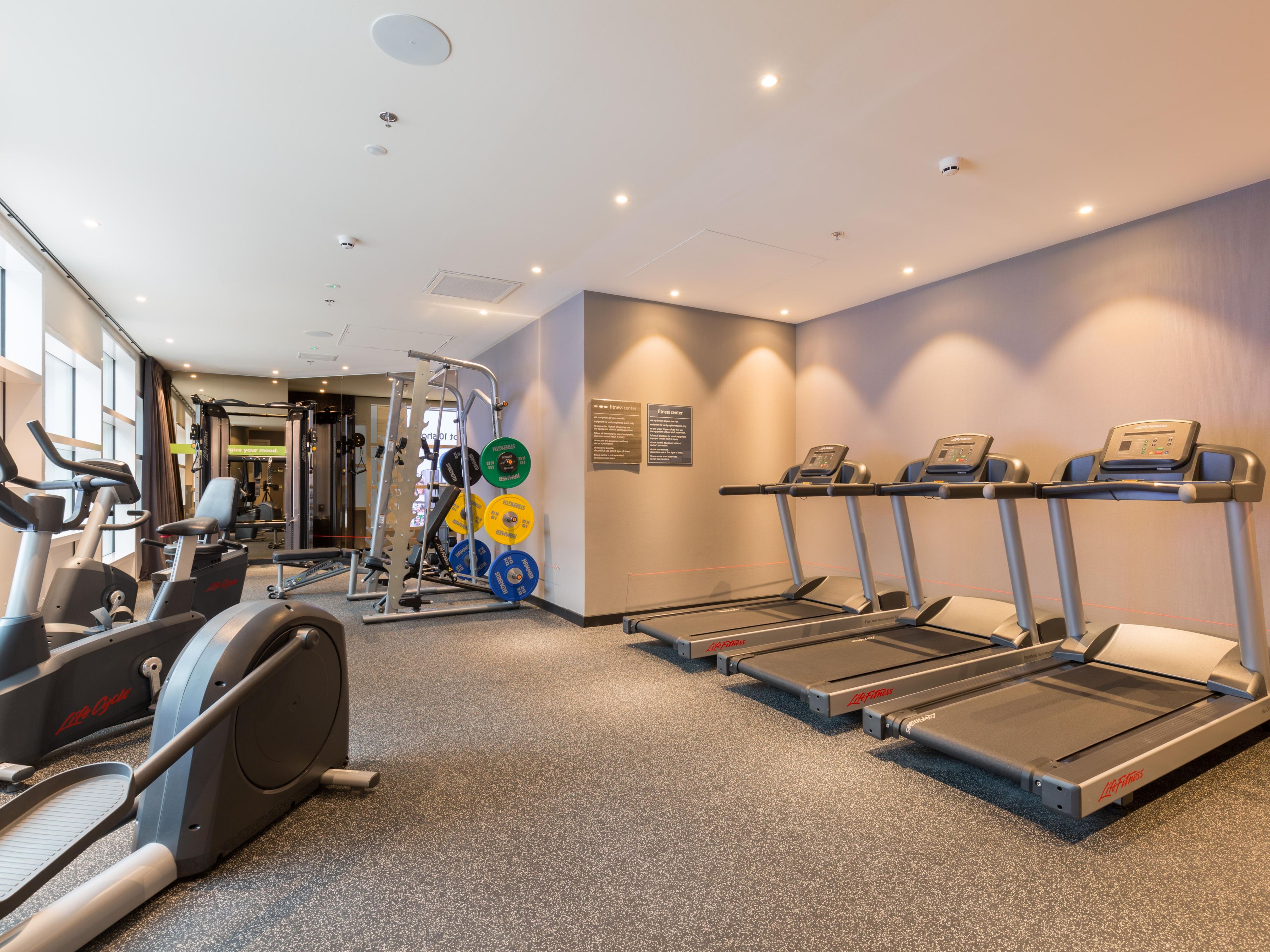 Excersize your mind, body and soul at our 24 hours gym