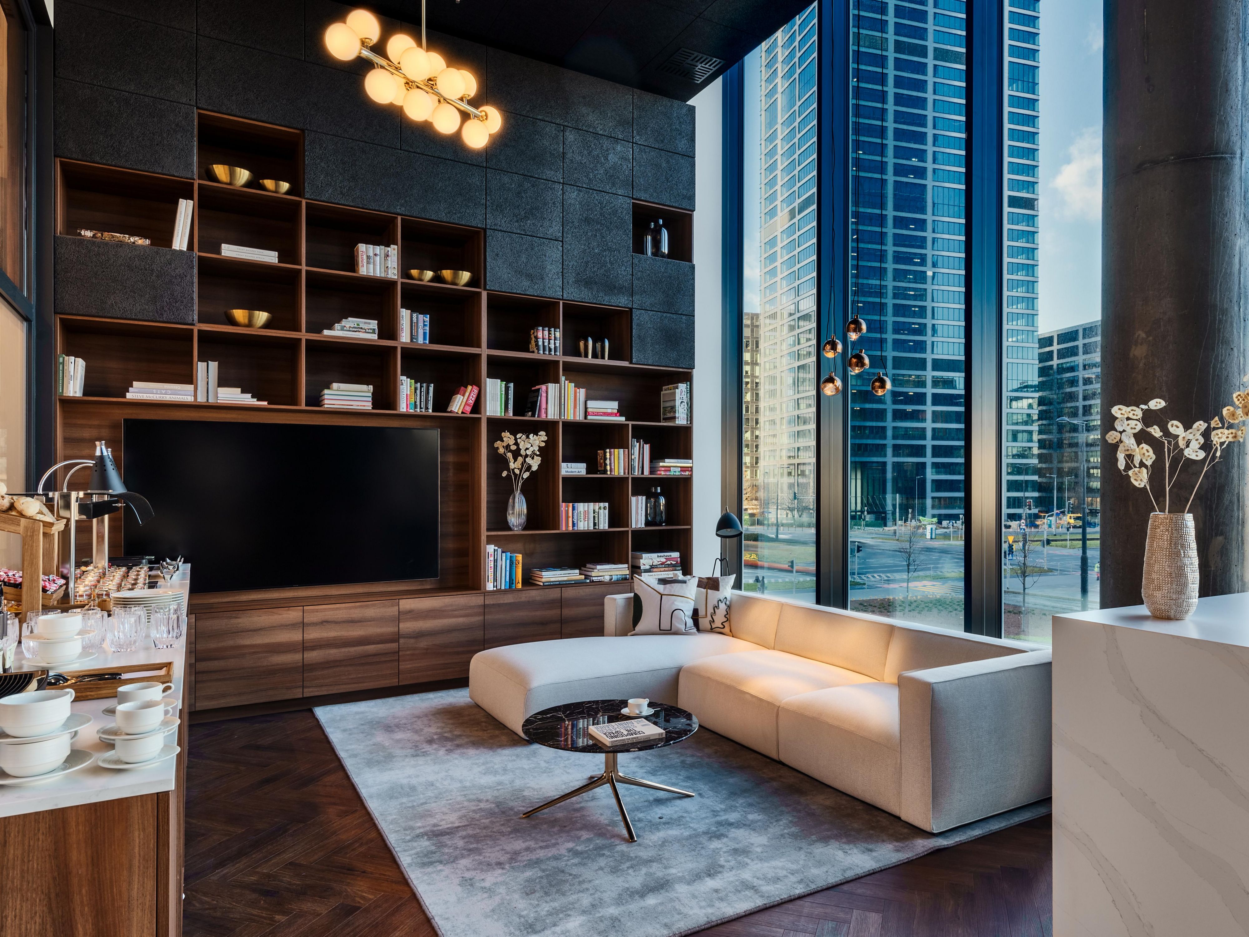 Our Studio Lounge offers space to work and relax