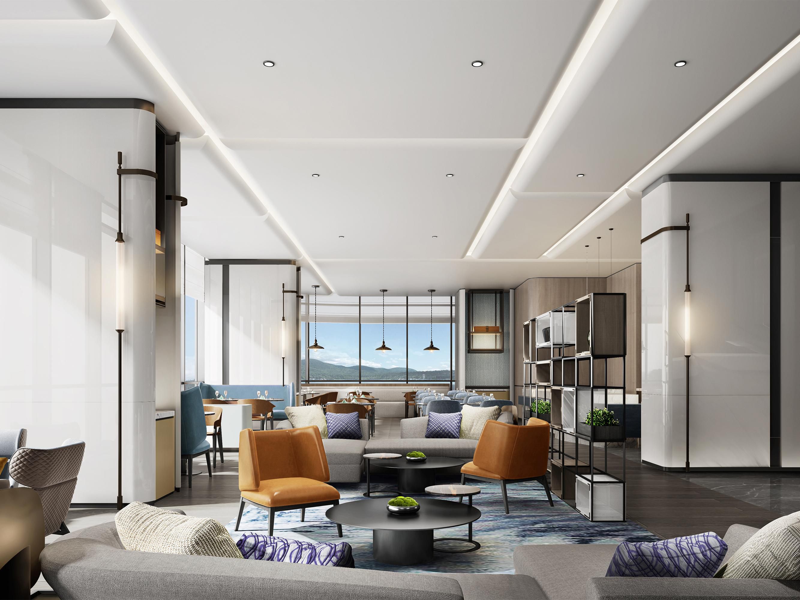 Crowned Plaza Club Lounge