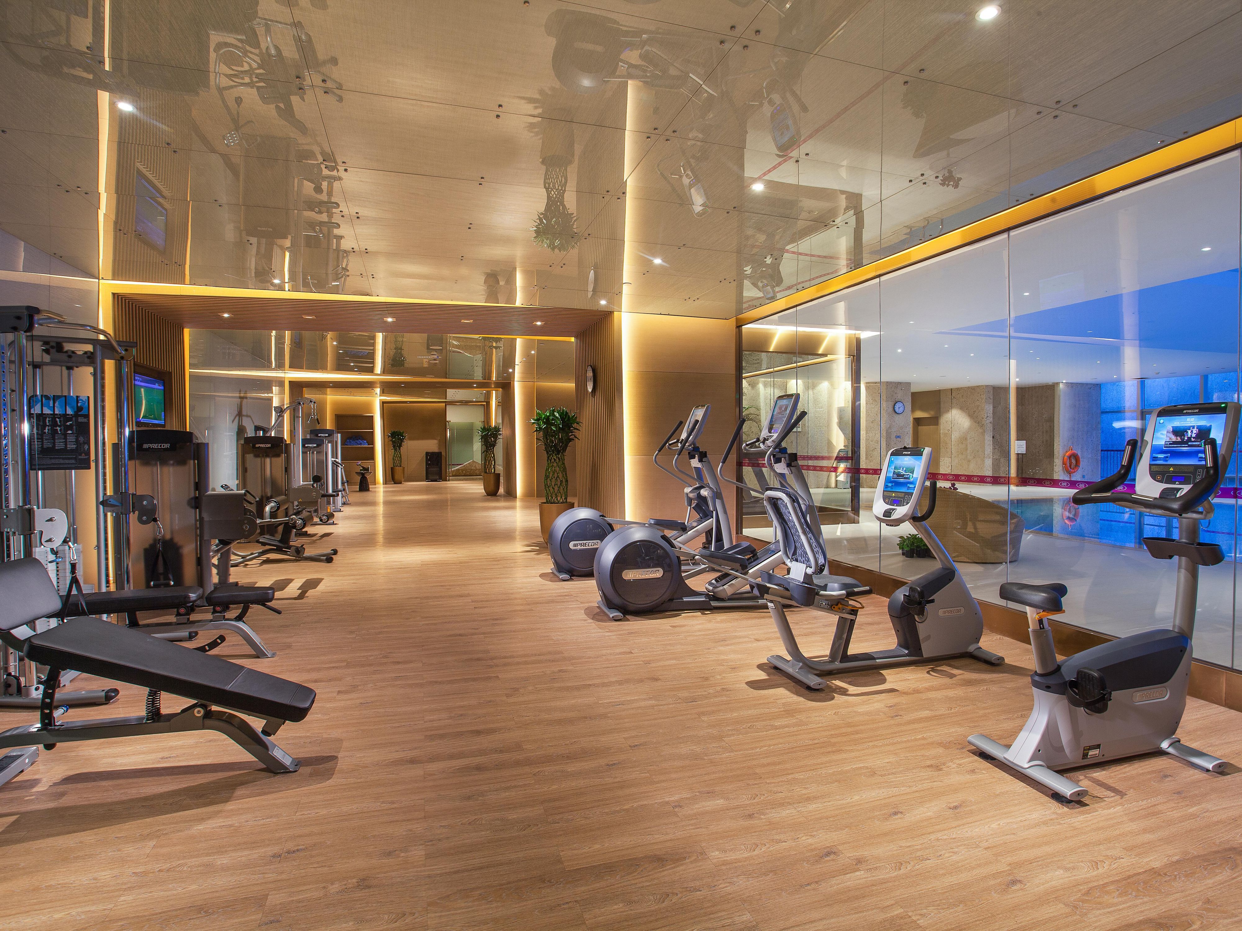 在健身中心您可以释放压力，重塑自己。