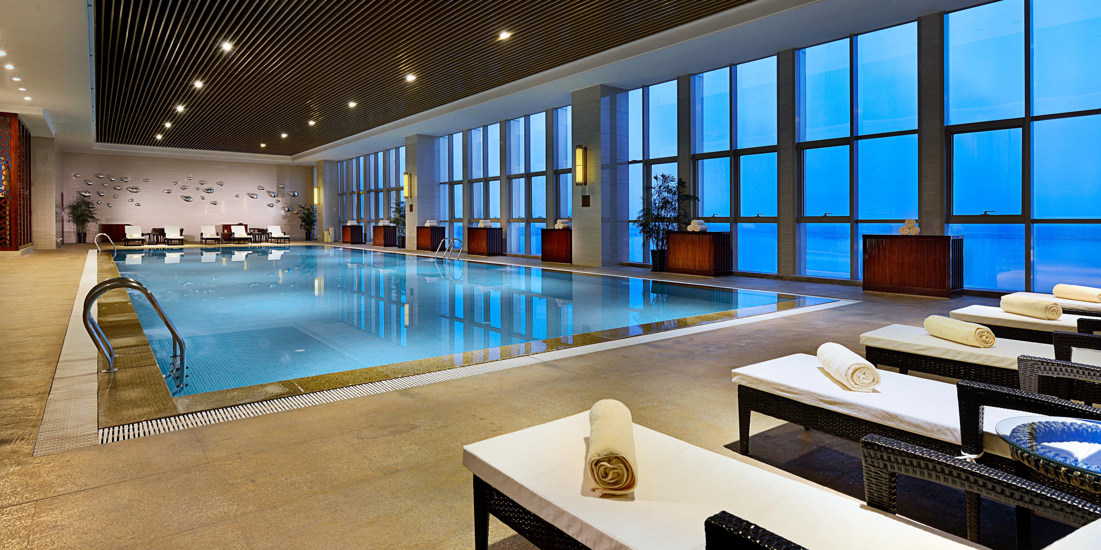 Hotel Fitness Center is located on the 4th Floor, equipped with complete facilities, especially the in-door river view pool. You may enjoy the recreation time with a stunning view.