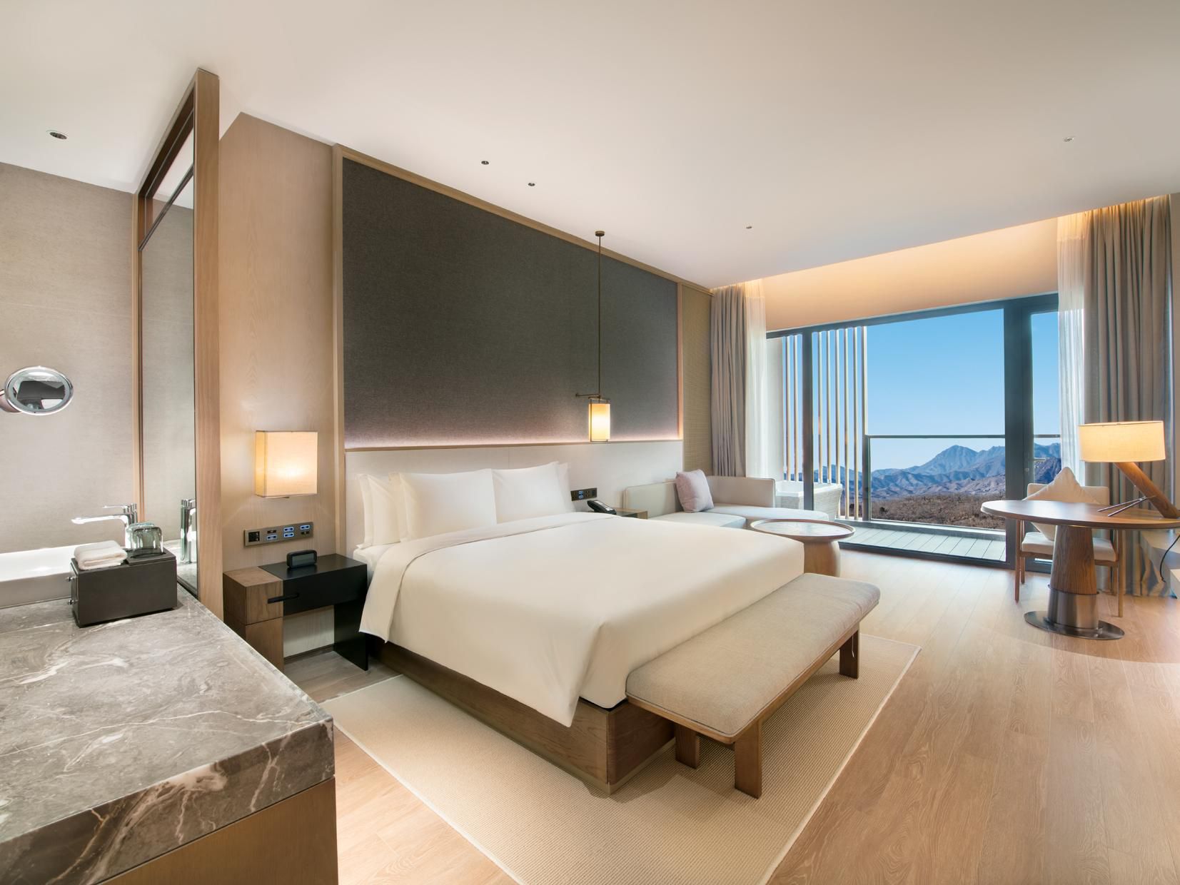 高级房 大床 温泉