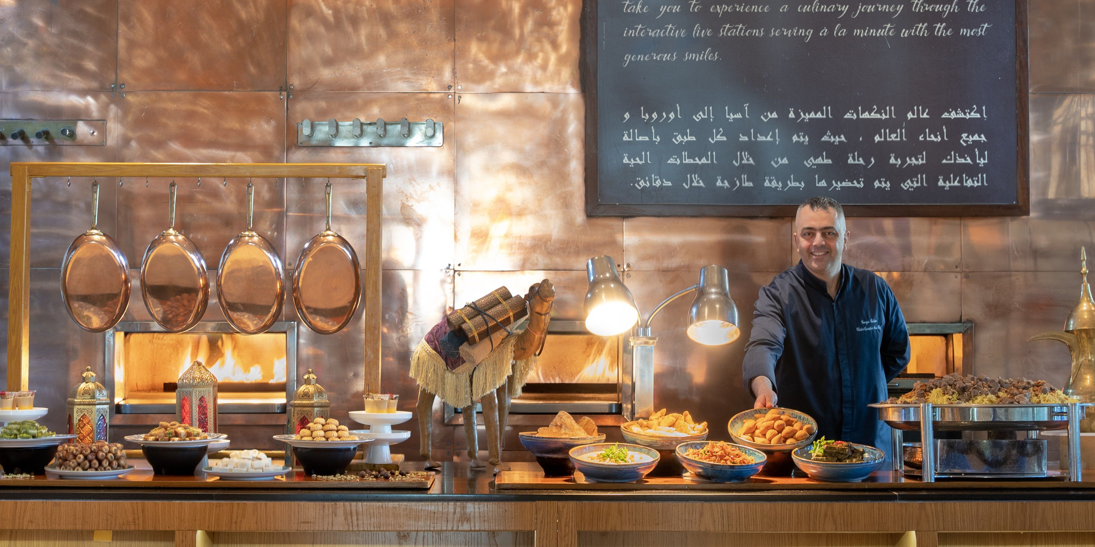 Buffet display for an incredible experience