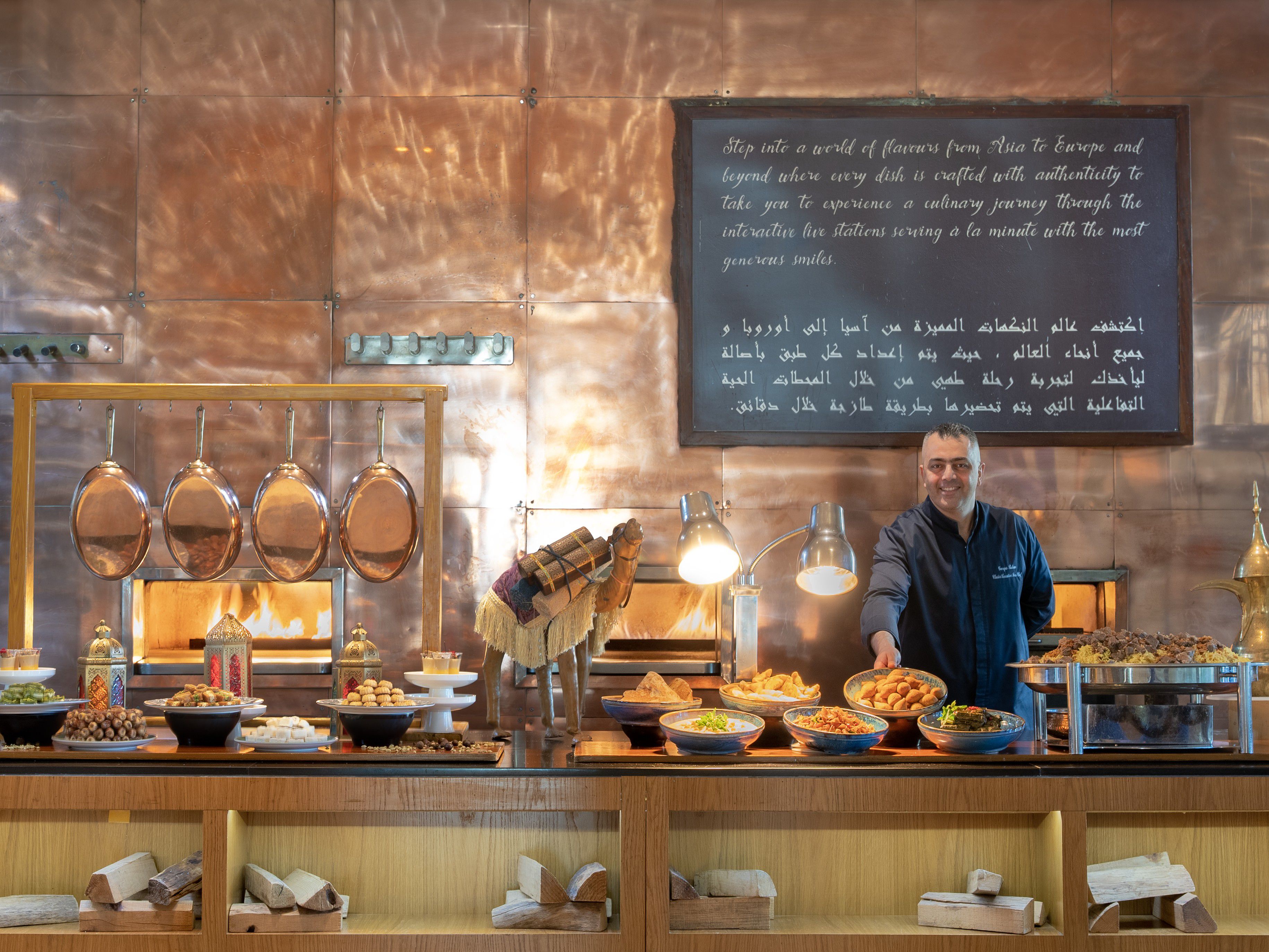 Buffet display for an incredible experience