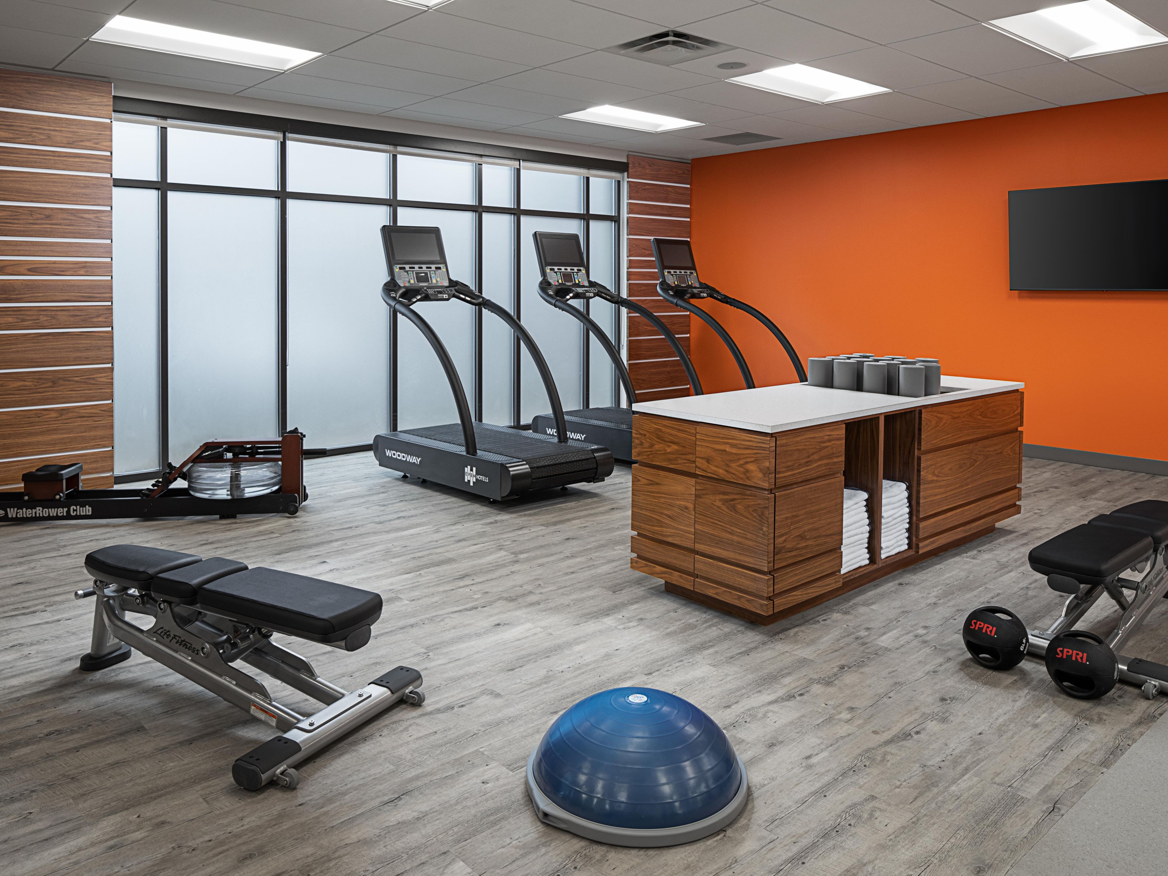 Enjoy our fully equipped Fitness Center.