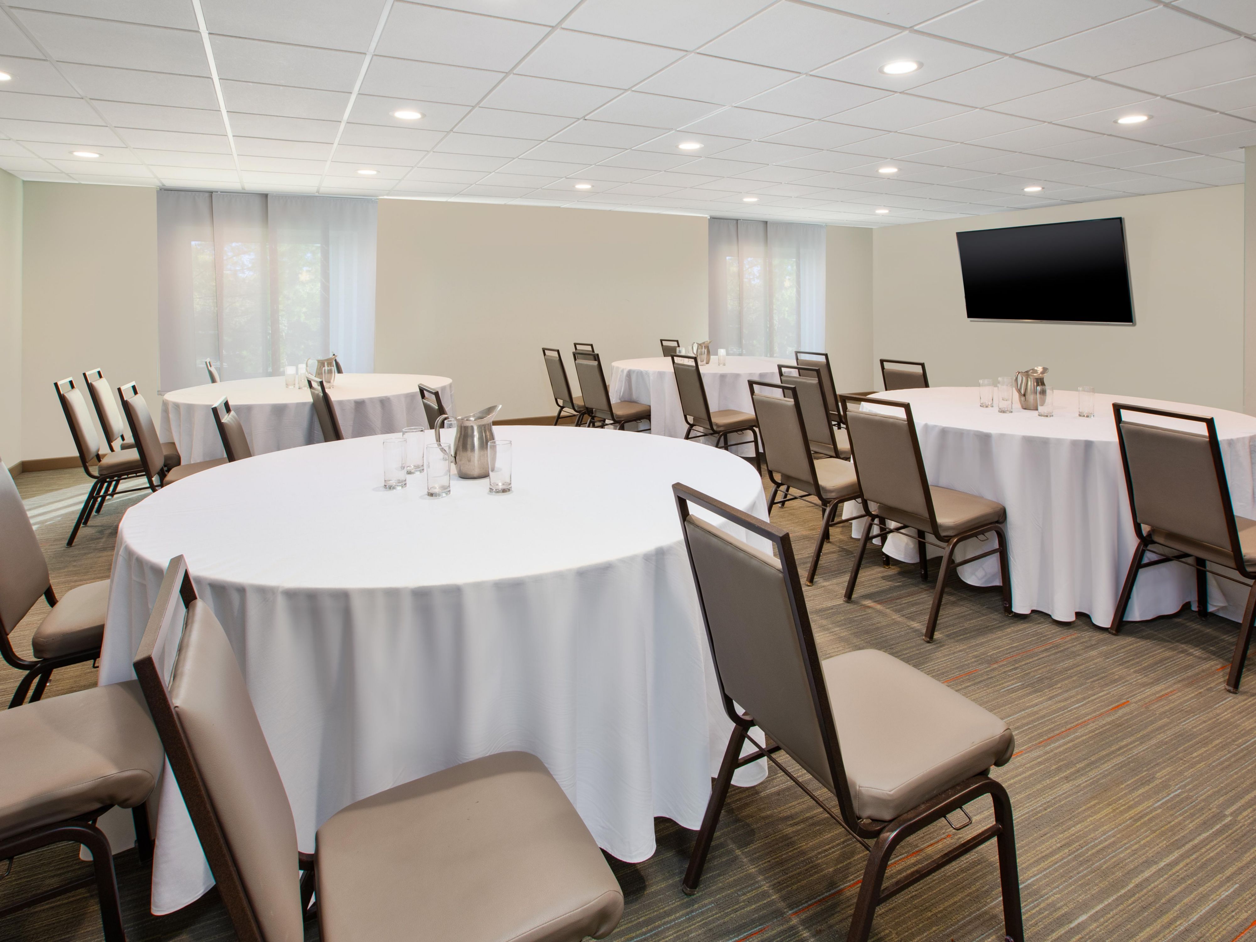 Gather your group for an unforgettable stay! Our hotel near the University of Michigan offers spacious accommodations and flexible meeting spaces. Enroll in IHG Business Rewards to earn 2X points and 2 Bonus Elite Night Credits for every $3,000 spent. Book by June 30 and stay by November 30, 2025. Contact Vera Plumaj at (734) 761-2929 for details. 