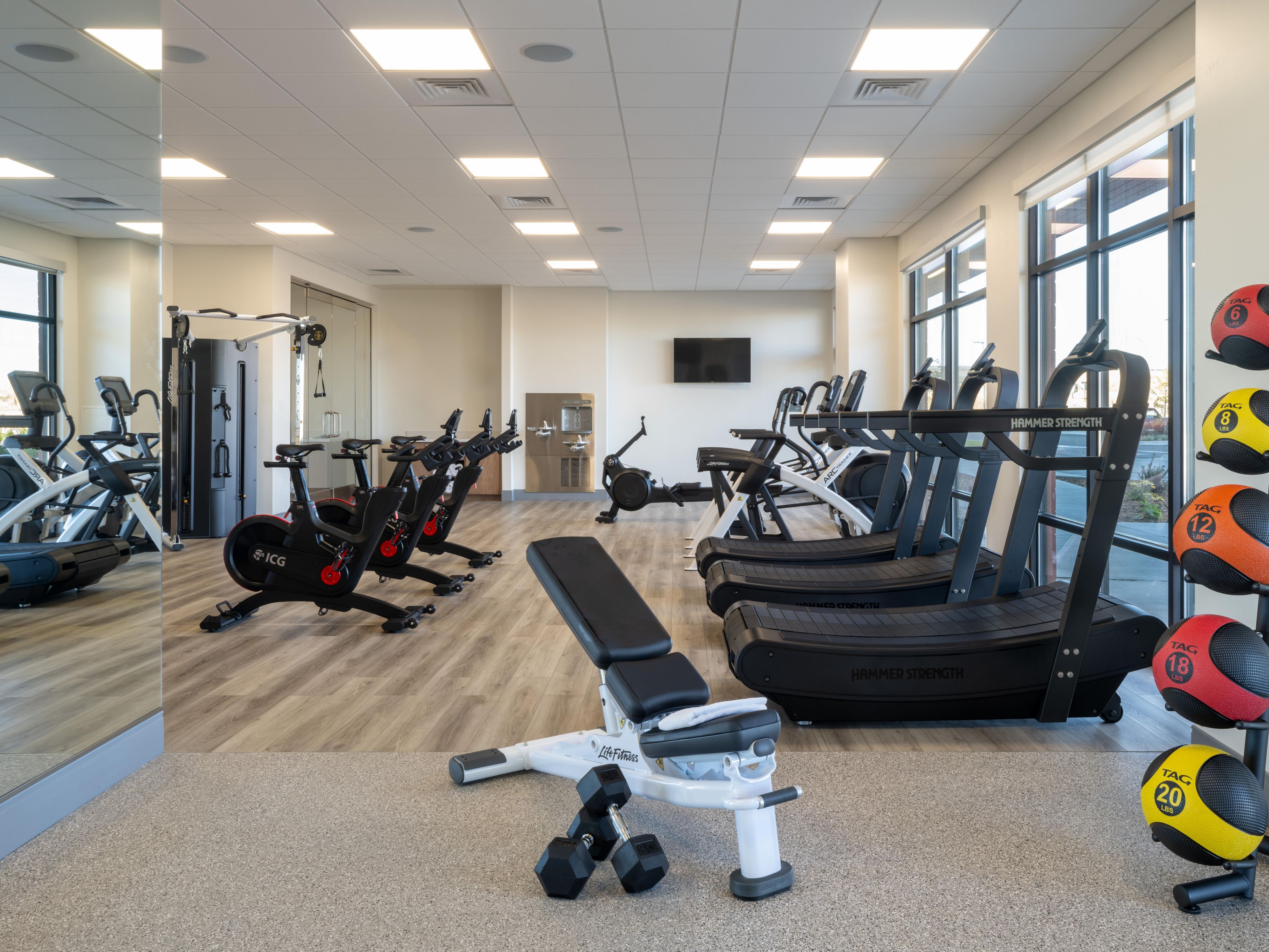 Keep moving your way in our 24-hour fitness center.