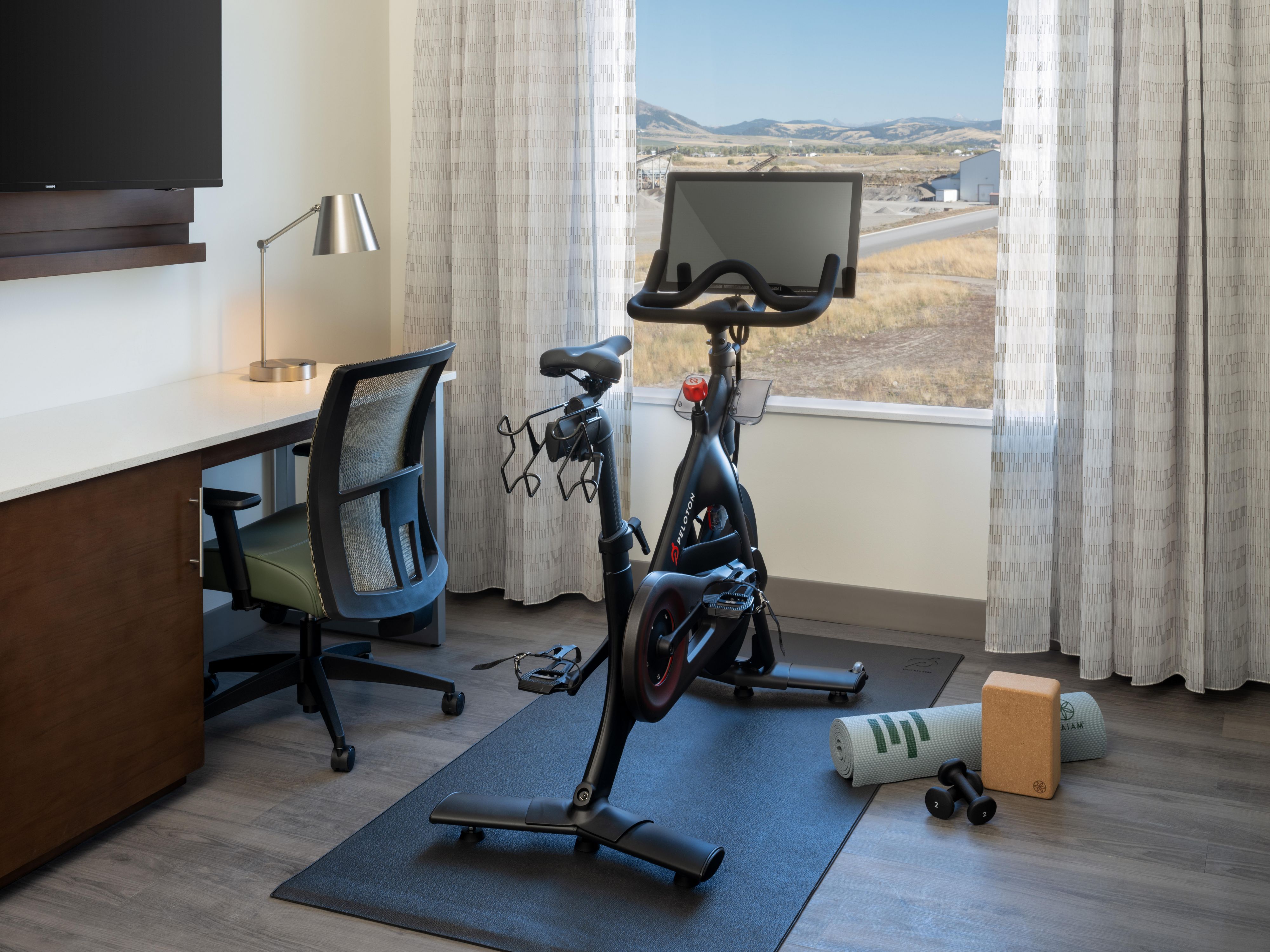 Stay active with our in-room fitness equipment, from yoga mats to resistance bands, so your routine remains uninterrupted at EVEN Hotel. Each room includes guided workout videos and complimentary fitness apps to enhance your workouts. Customizable equipment setups cater to various fitness levels, ensuring a personalized experience.