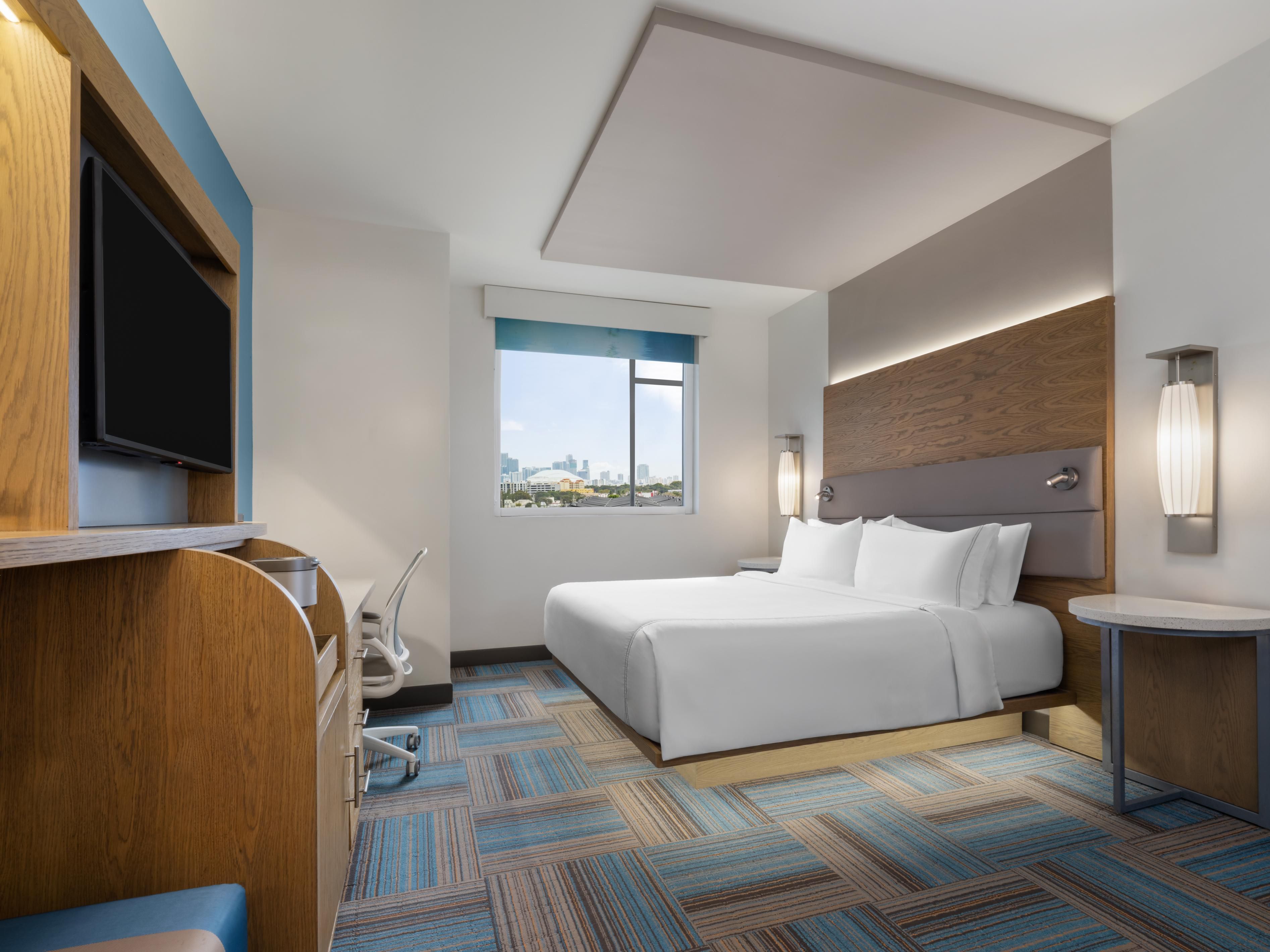 Relax in room with a premium view at EVEN Hotel Miami - Airport.
