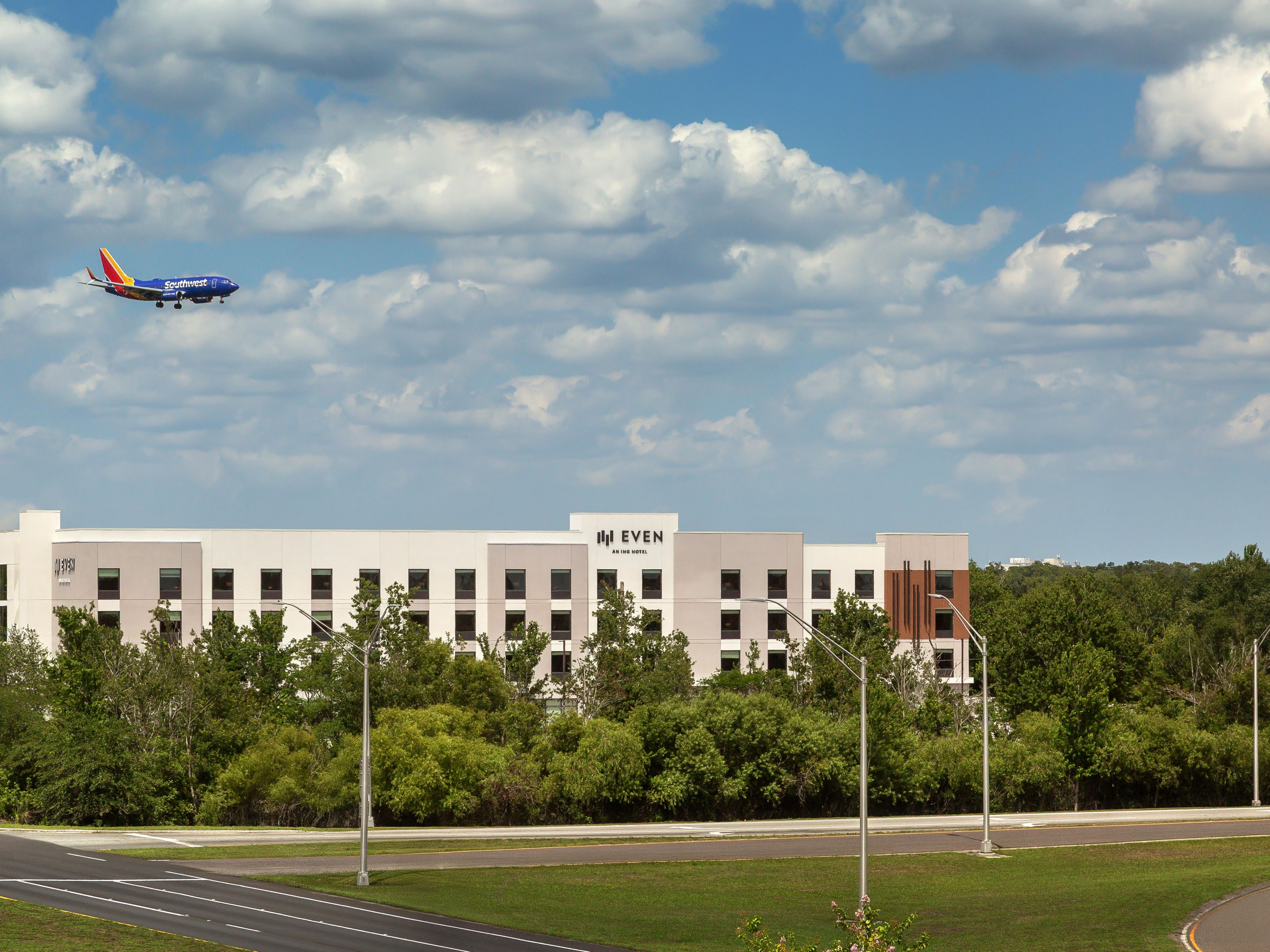 Just minutes from Orlando International Airport, our hotel puts you close to Walt Disney World, Universal Orlando, and the brand-new Universal's Epic Universe™ opening May 2025. Head east for Port Canaveral or the Kennedy Space Center. Whether it’s thrills or downtime, Orlando’s top attractions are just minutes from you.