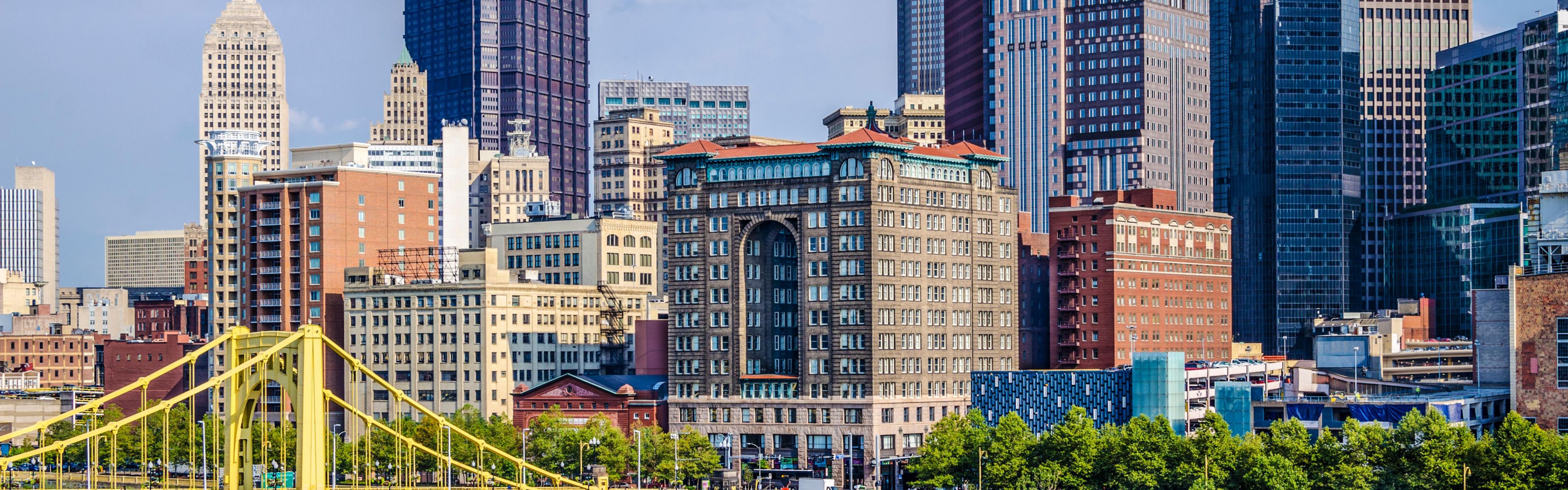 Enjoy Pittsburgh views from our downtown hotel.