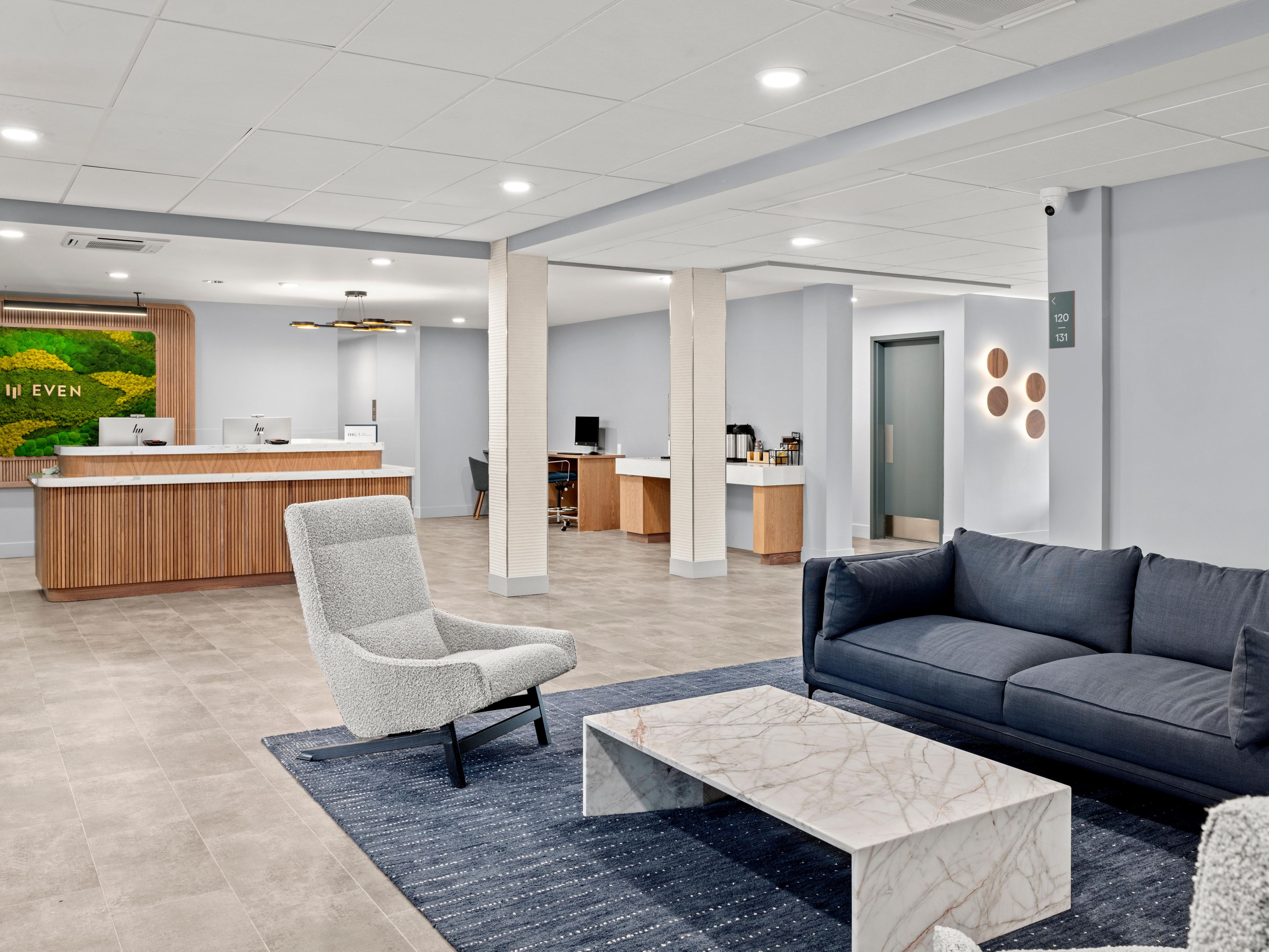 Relax and connect in our welcoming lobby with free Wi-Fi.