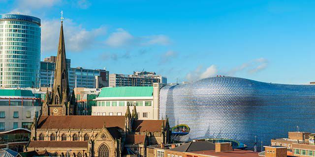 View of Birmingham Bullring 