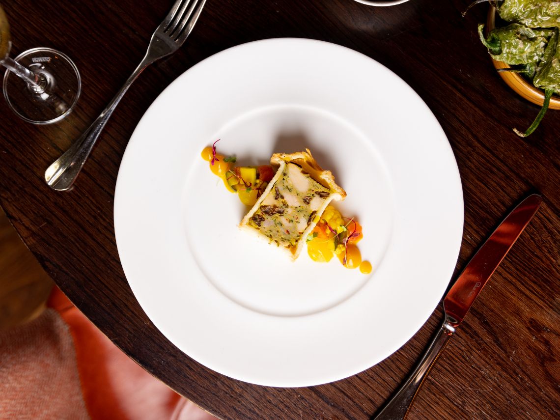 Entree dish at Fitz's Brasserie