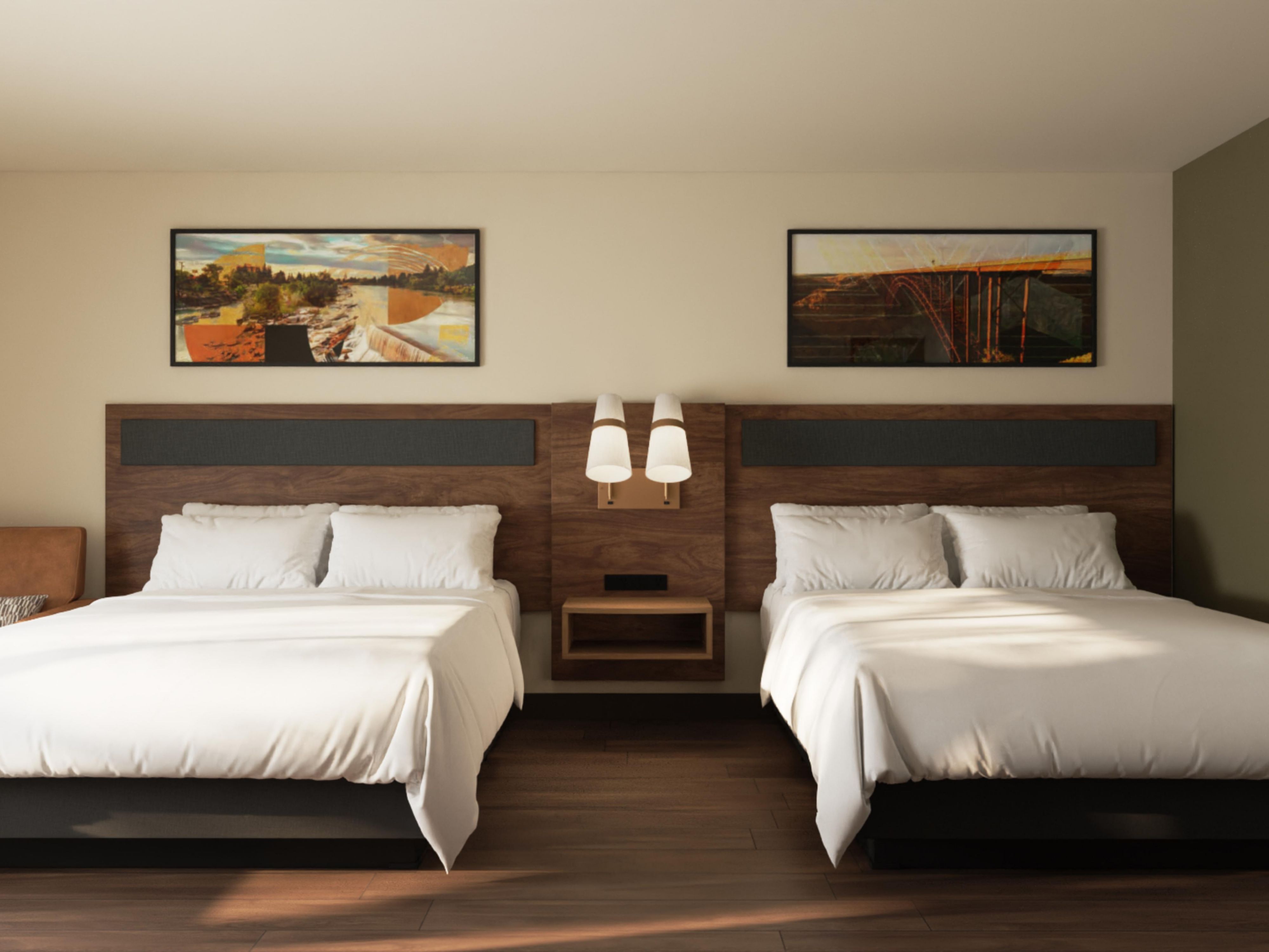 Our newly renovated hotel in Idaho Falls offers a refreshing blend of comfort and style. Each room has been thoughtfully updated with modern amenities and elegant touches to ensure a relaxing stay.