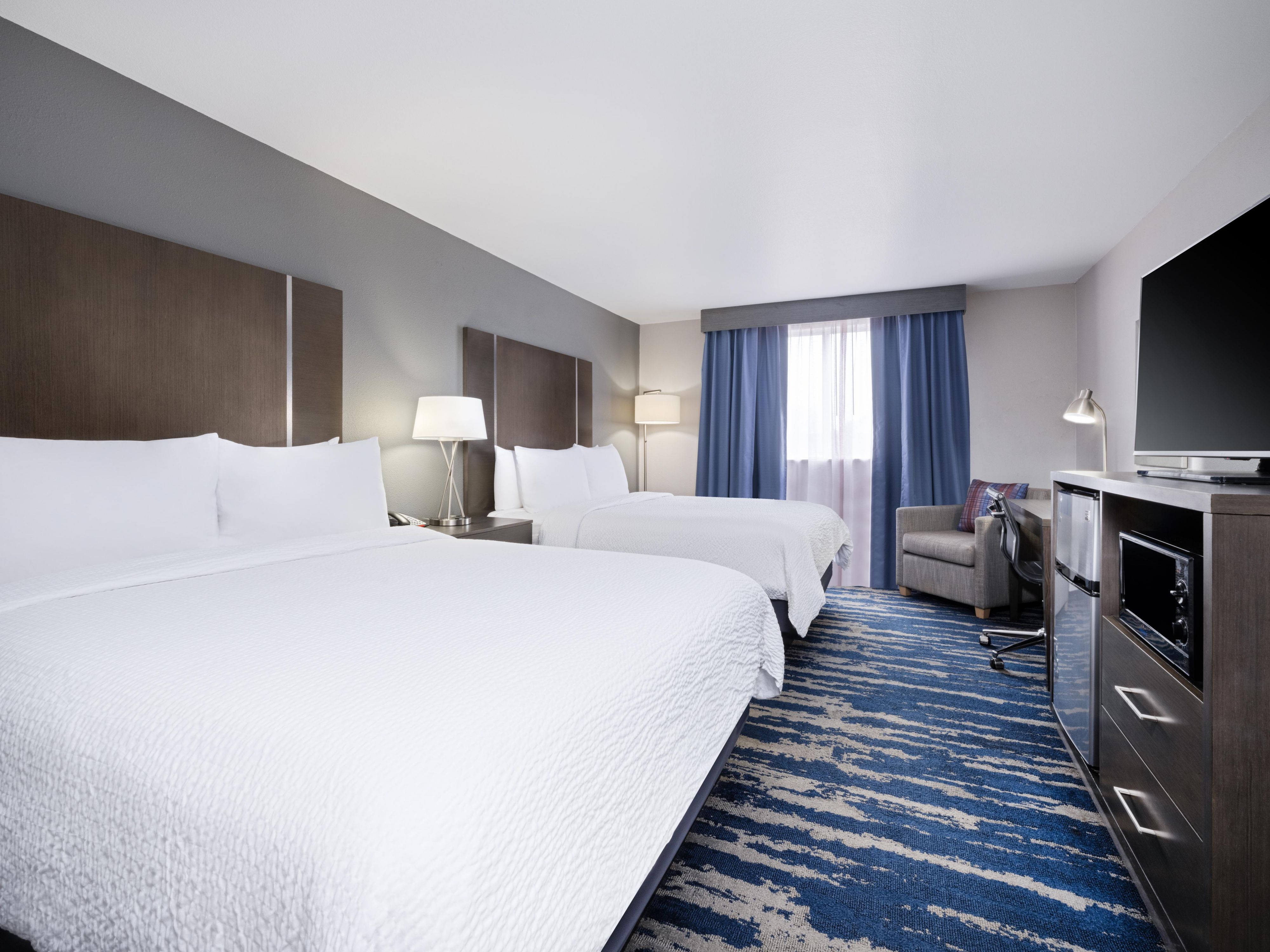 Have company? We've got you covered in our 2 Queen bedroom.