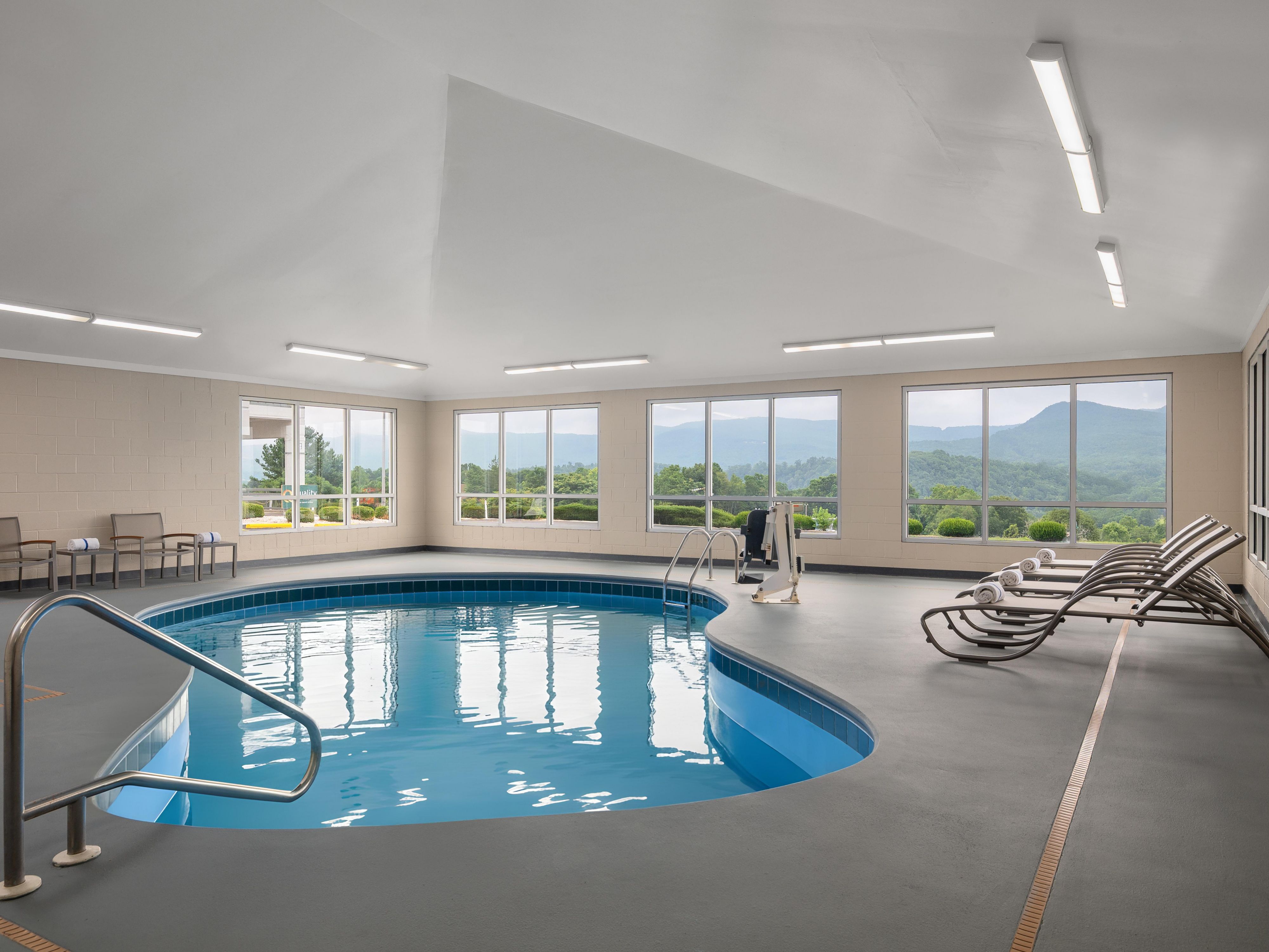 Have a morning or afternoon dip in our indoor pool.