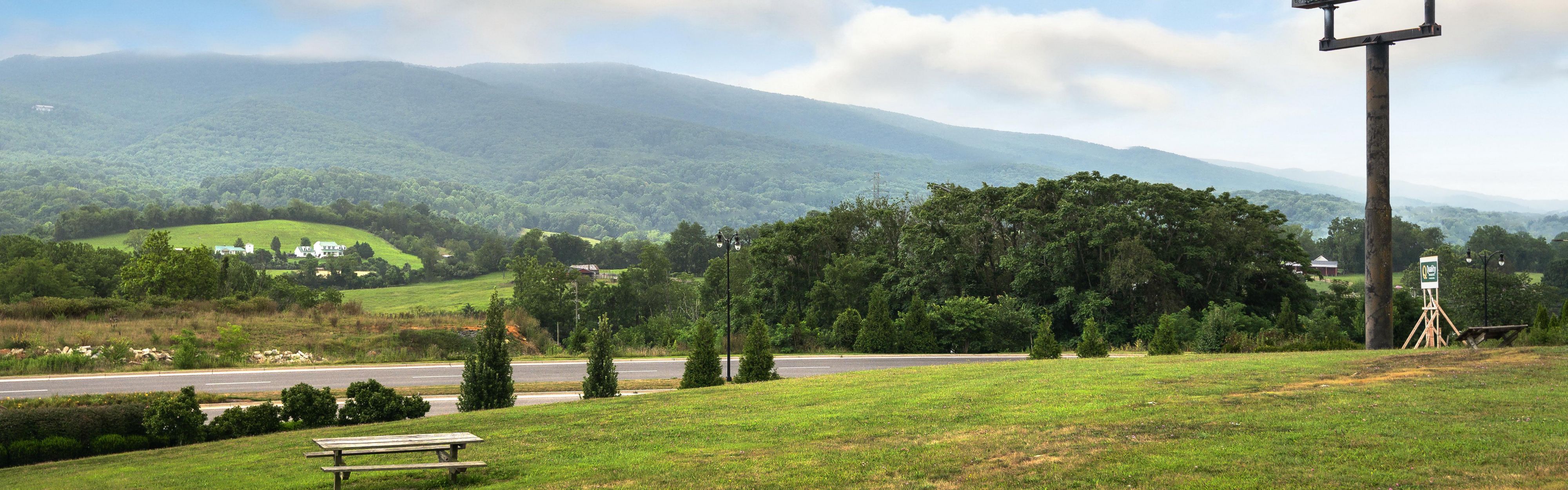 View of the Virginia mountains from our doorstep.