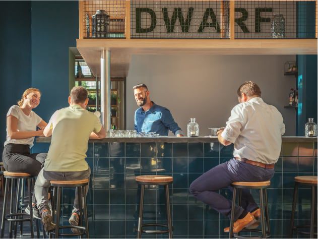 the niu 假日酒店本地风情酒馆的一隅之景