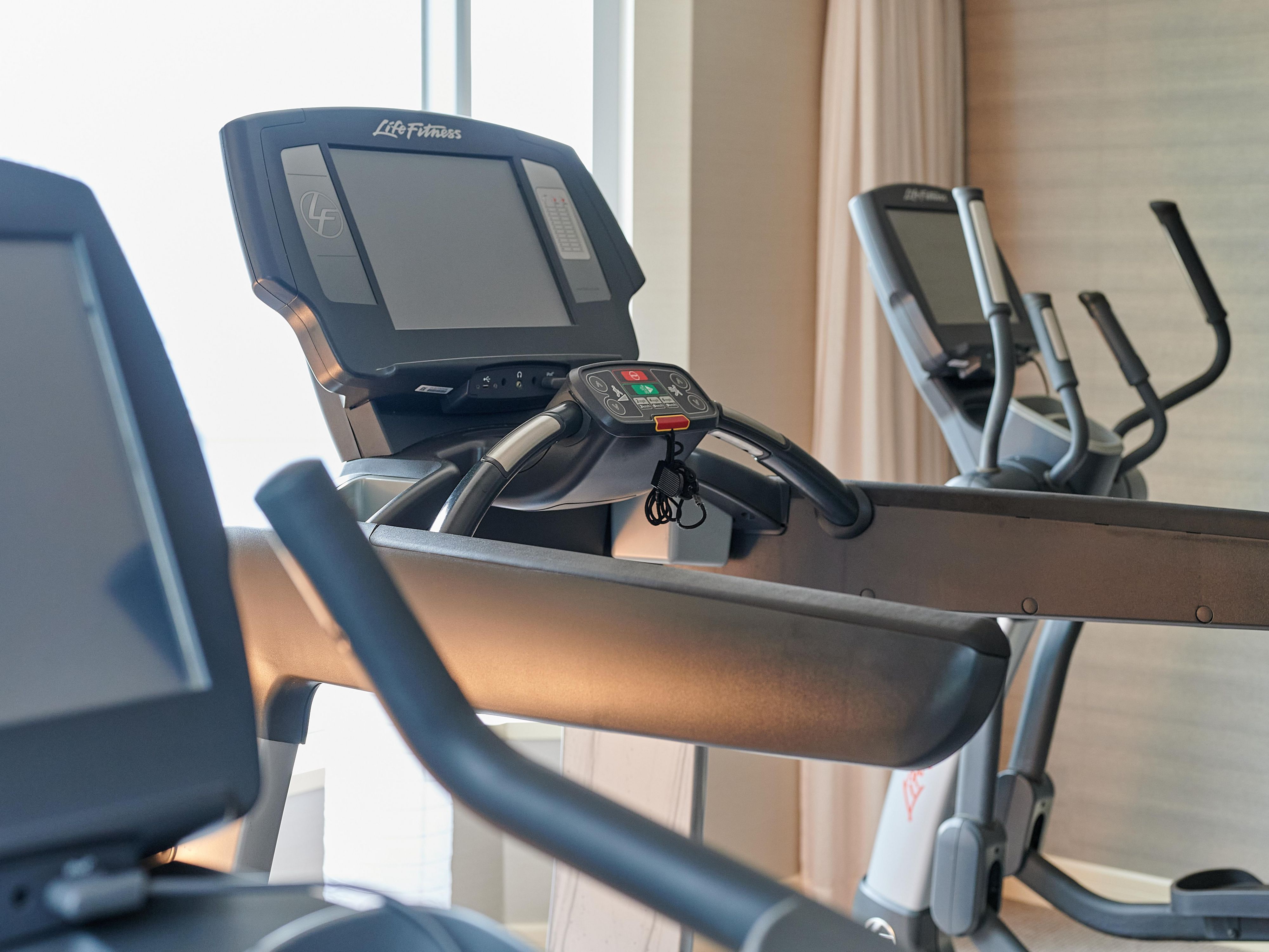 Our 24-hour fitness center lets you stay active throughout your trip, without having to leave the hotel. We offer a wide range of fitness machines to support your wellness routine, any time of day.