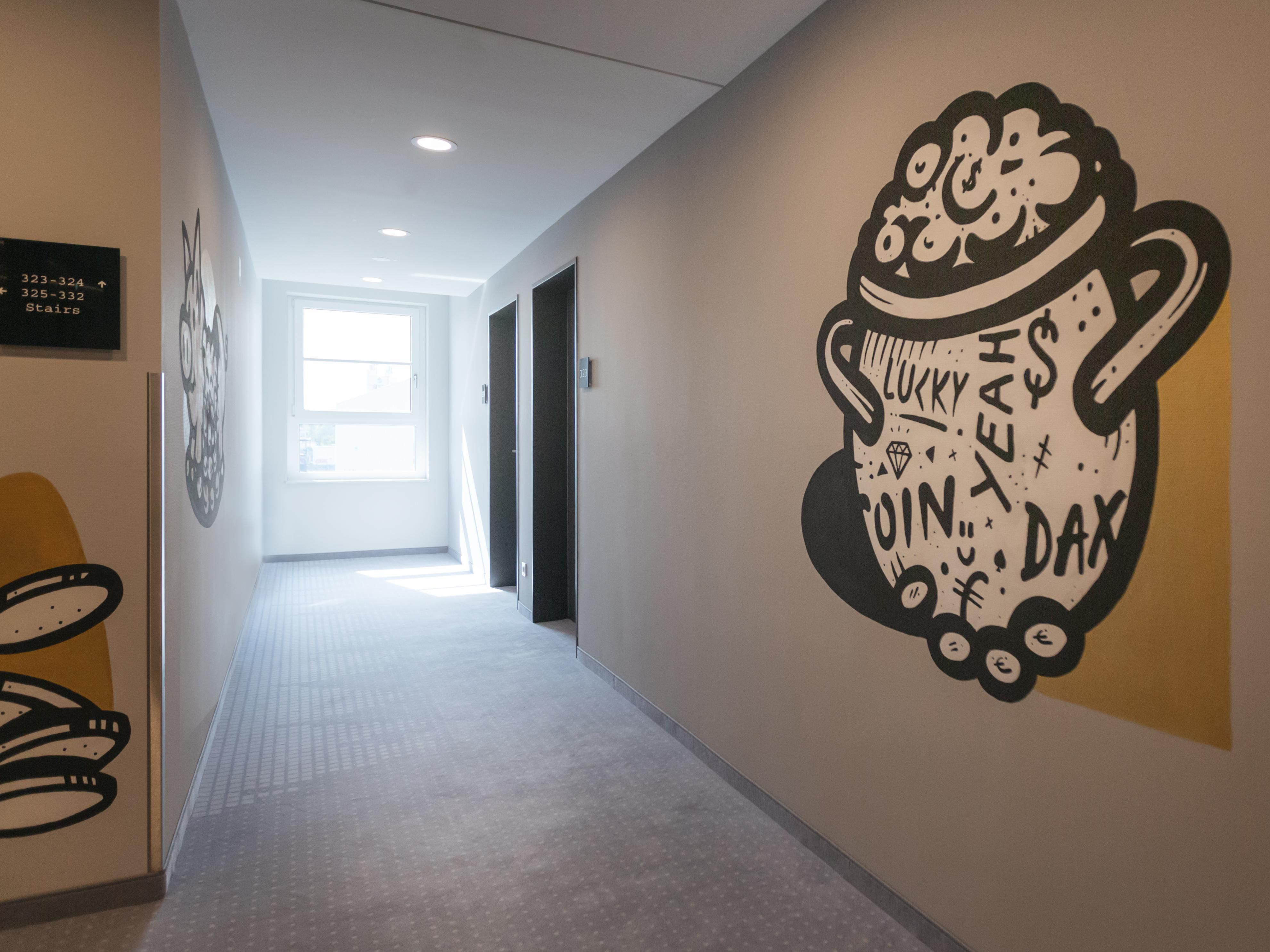 Bright hallways with a modern design