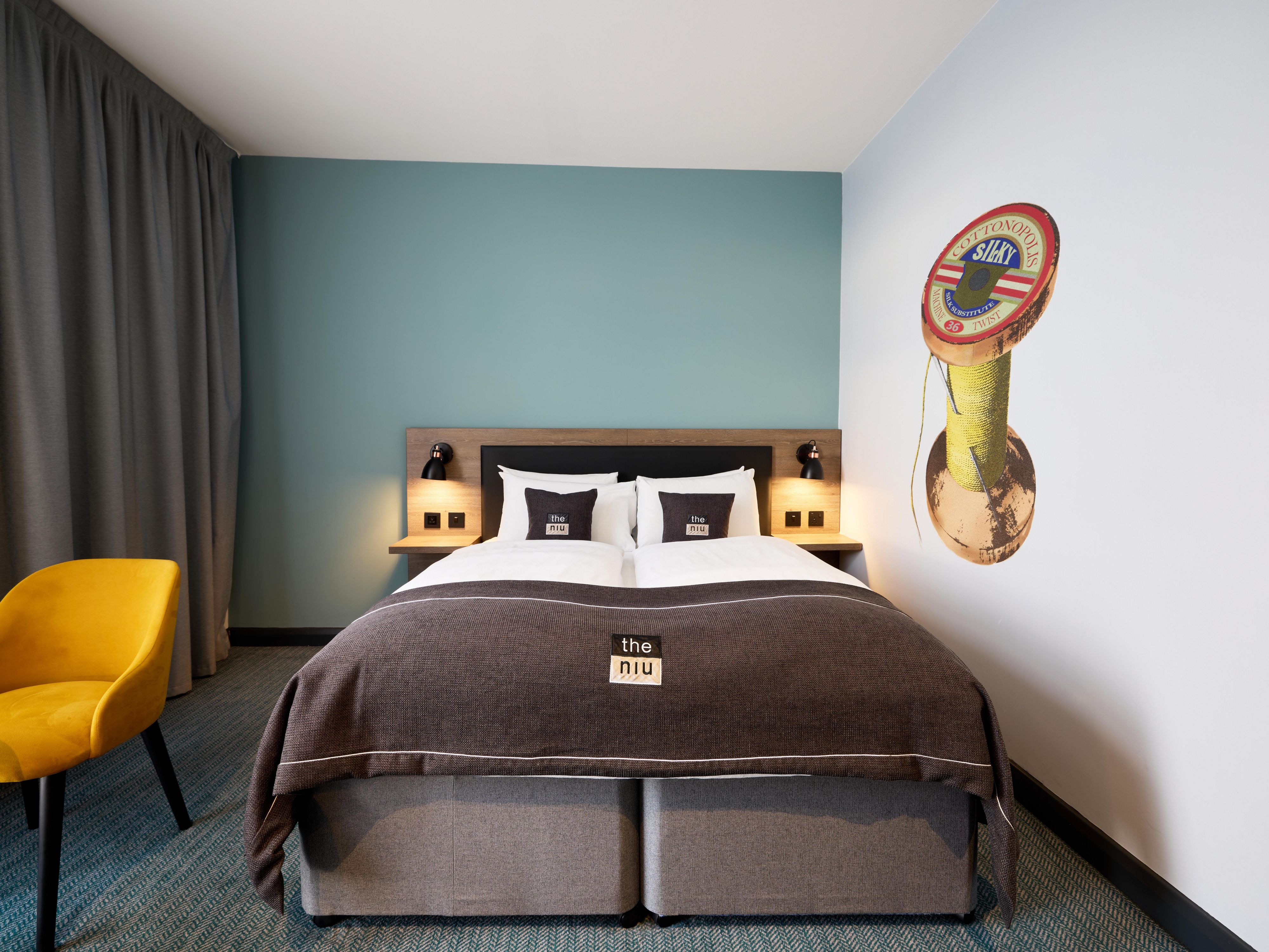 Rooms inspired by Manchester’s textile history and industry