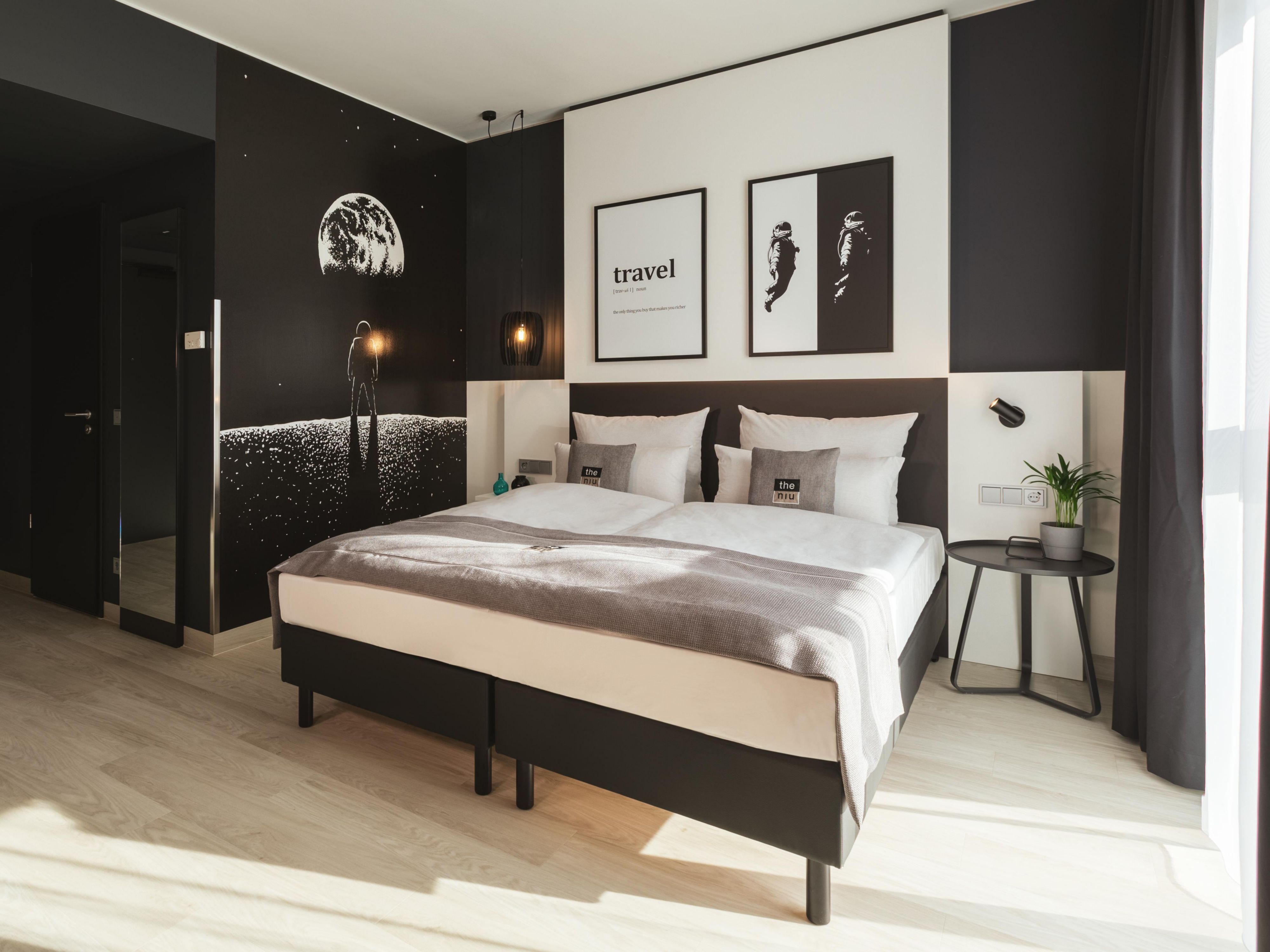 Premium room with box-spring beds for maximum sleeping comfort