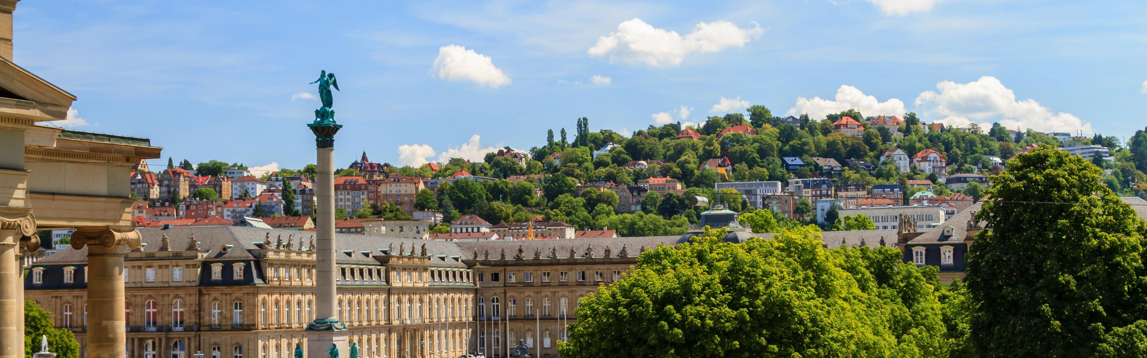 Stuttgart Schlossplatz, by public transport, only 15 minutes away